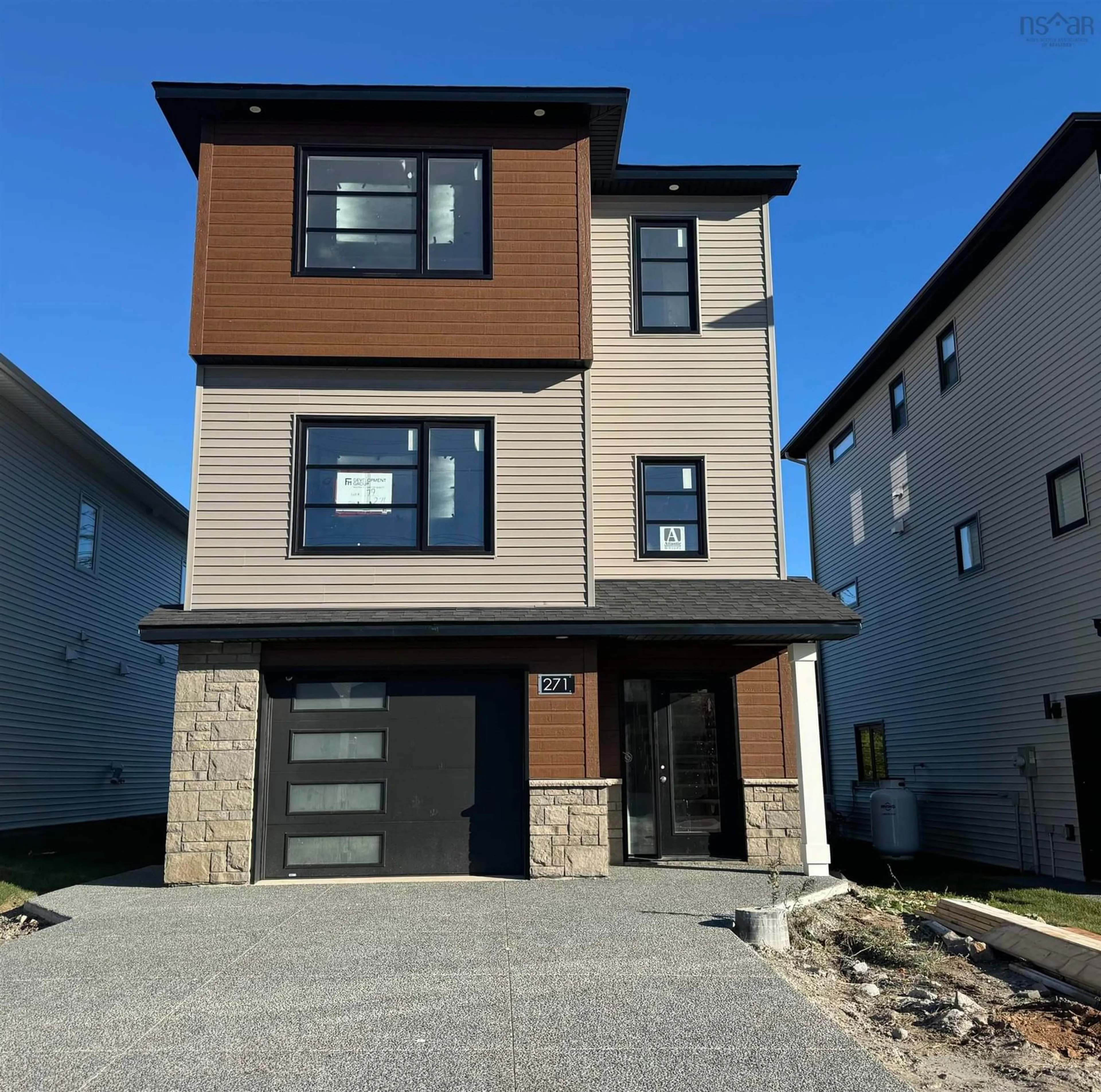 Home with brick exterior material, street for 271 Marketway Lane #6-79, Timberlea Nova Scotia B3T 0K9