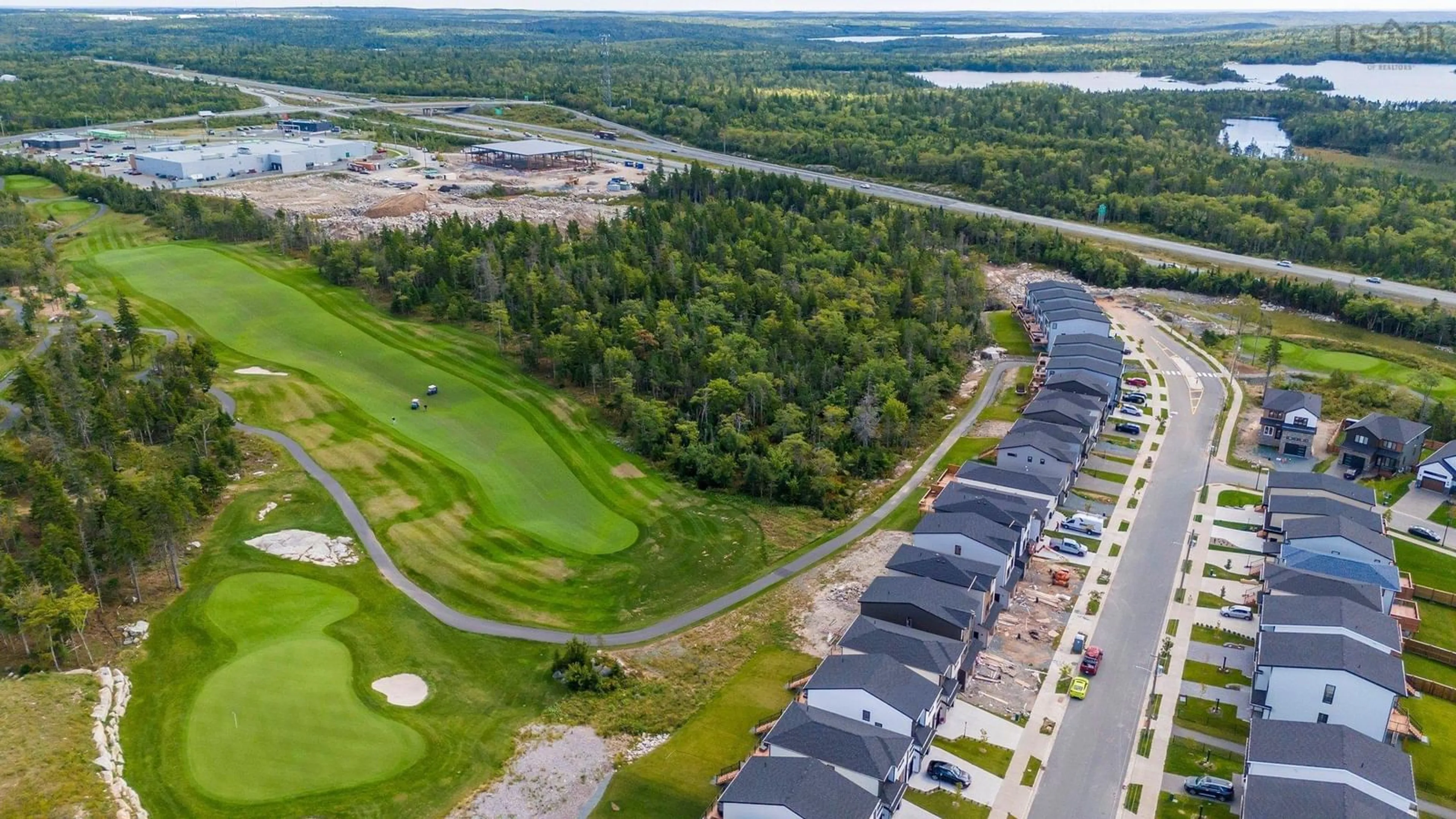 A pic from outside/outdoor area/front of a property/back of a property/a pic from drone, water/lake/river/ocean view for 271 Marketway Lane #6-79, Timberlea Nova Scotia B3T 0K9