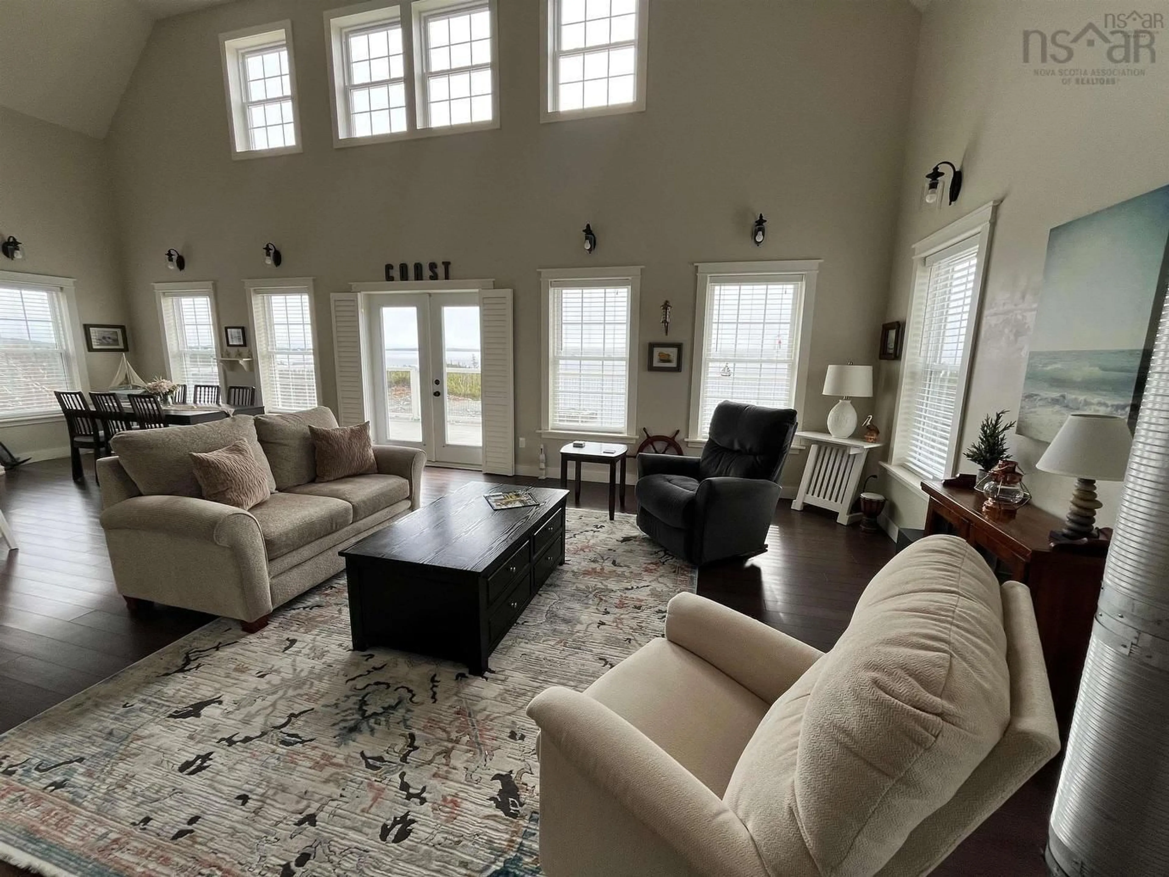 Living room with furniture, unknown for 63 Wilson Rd, Wilsons Cove Nova Scotia B0J 2A0