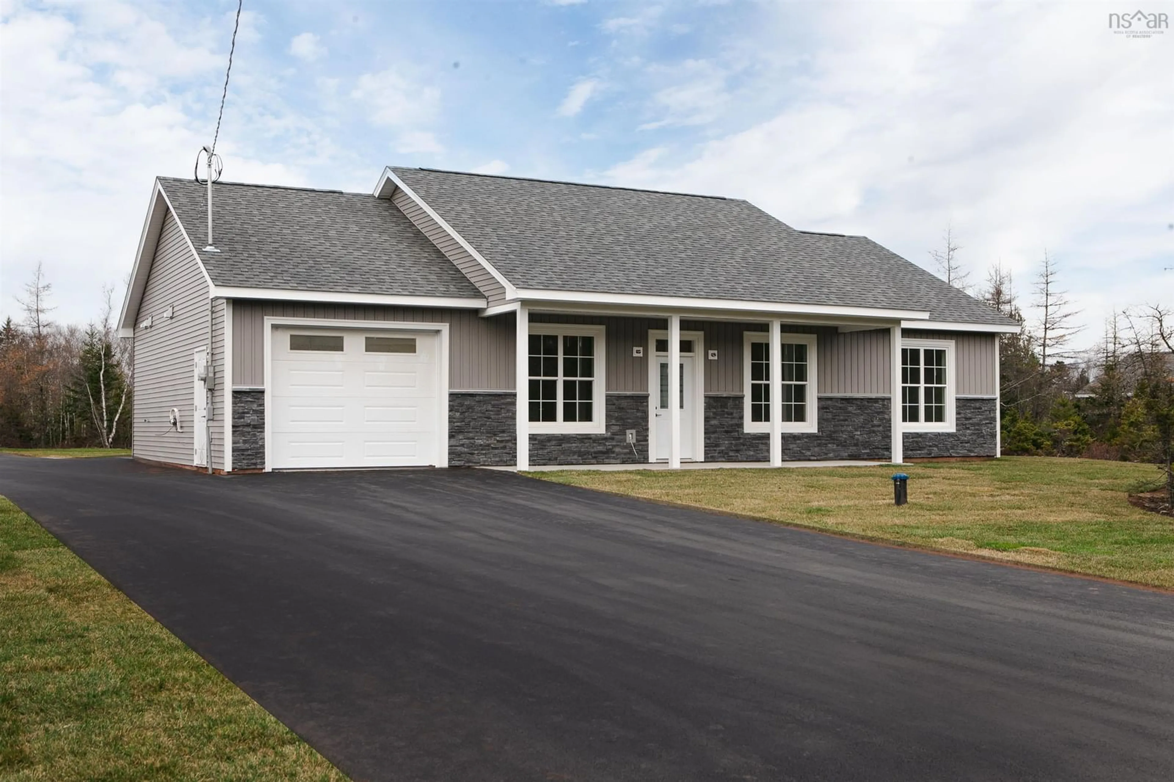 Home with vinyl exterior material, street for 96 Diamond Lane, Middle Sackville Nova Scotia B4E 3H5