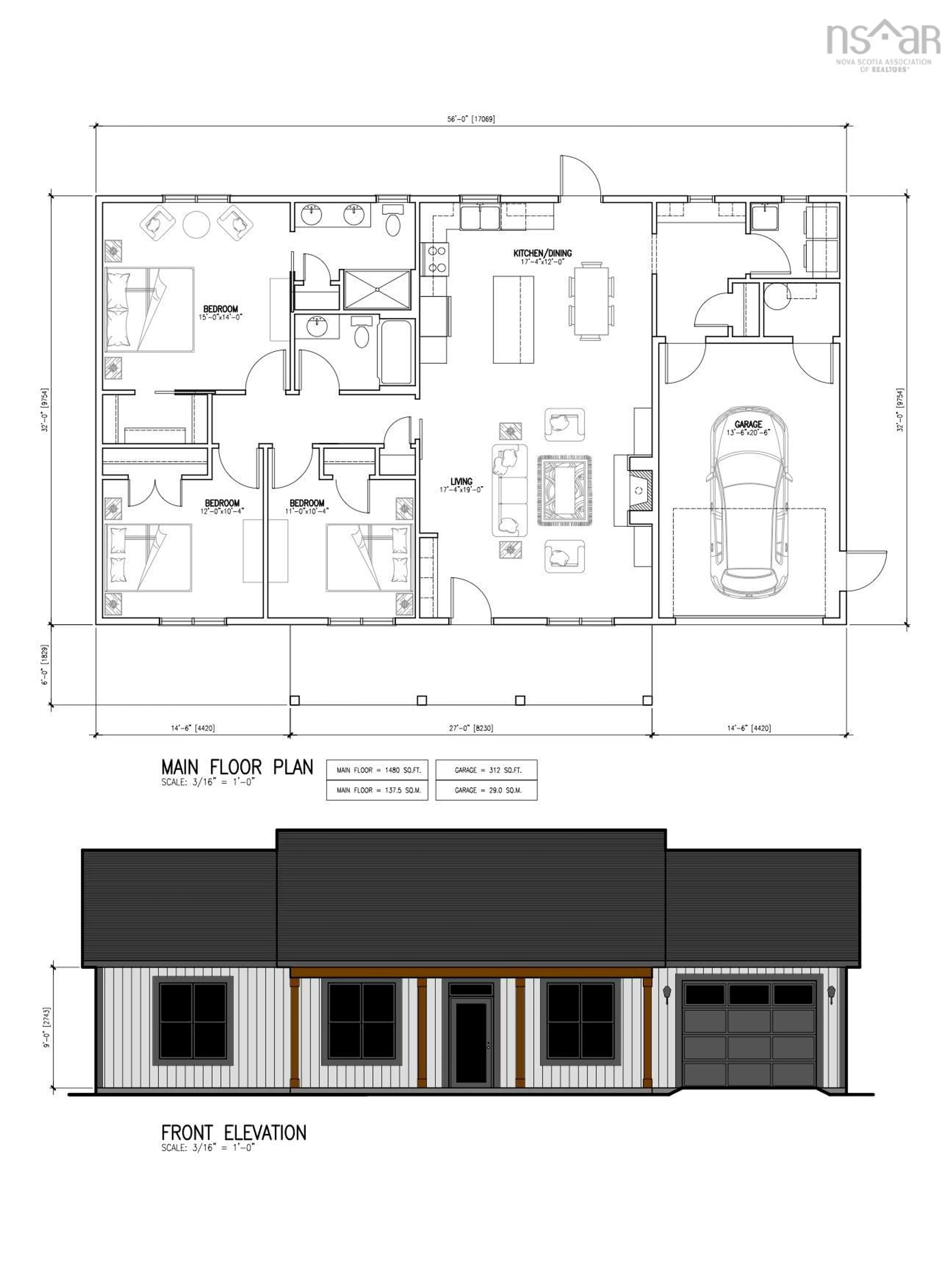 Floor plan for 96 Diamond Lane, Middle Sackville Nova Scotia B4E 3H5