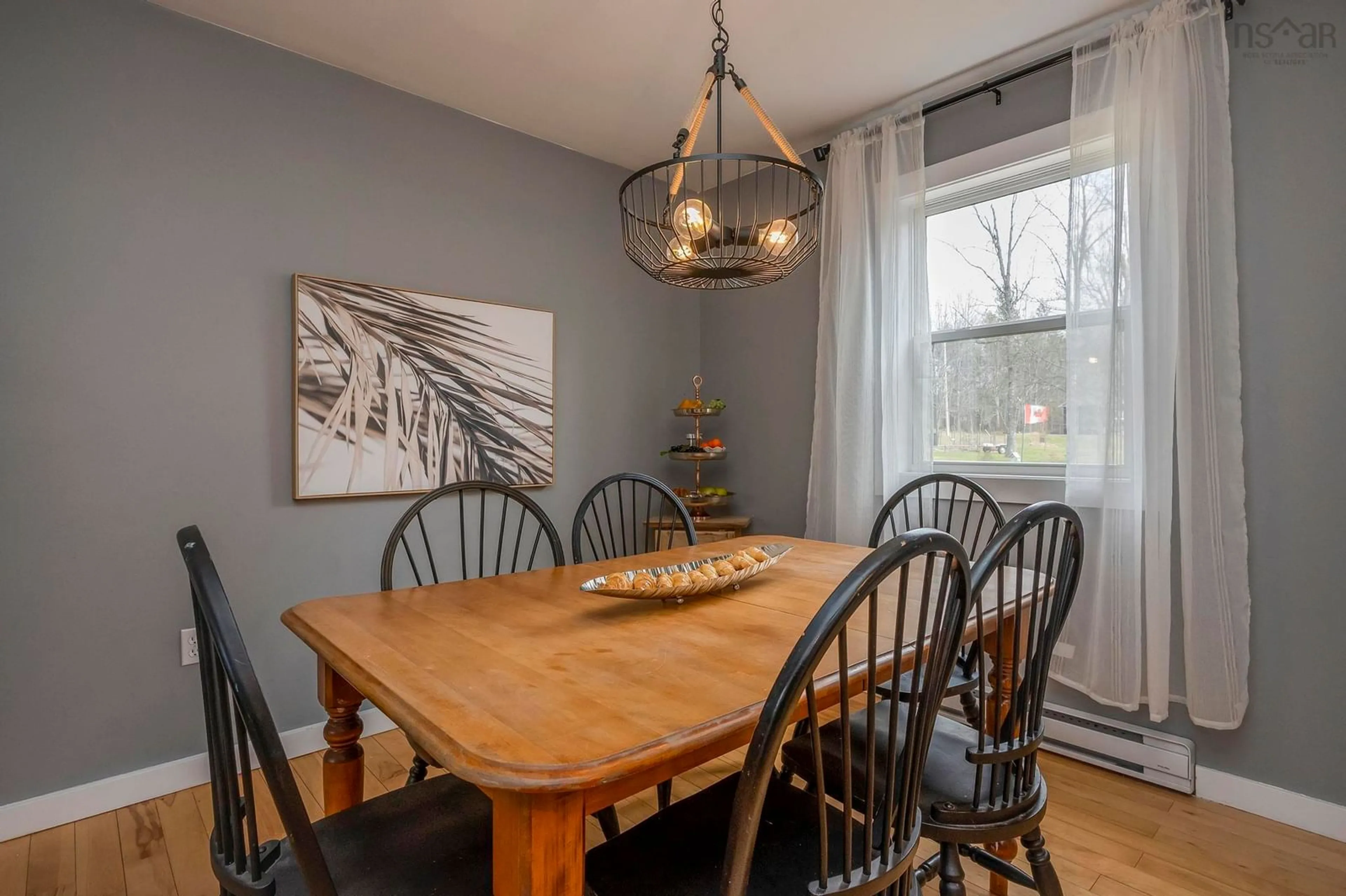 Dining room, wood/laminate floor for 8322 Highway 14, McKay Section Nova Scotia B0N 2A0