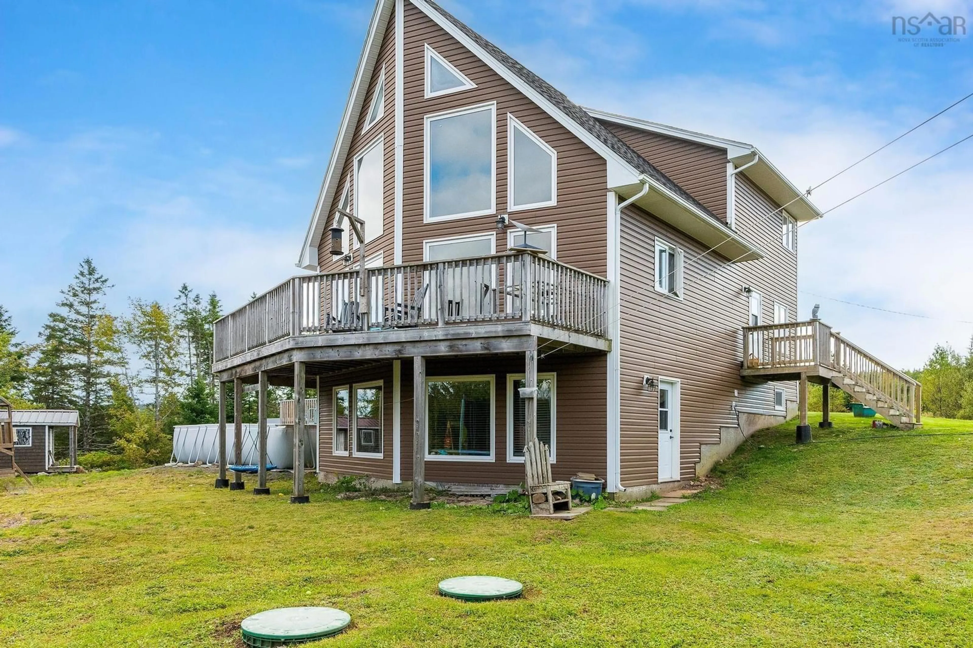 Home with vinyl exterior material, water/lake/river/ocean view for 354 Union 2 Rd, Greenfield Nova Scotia B6L 0C5