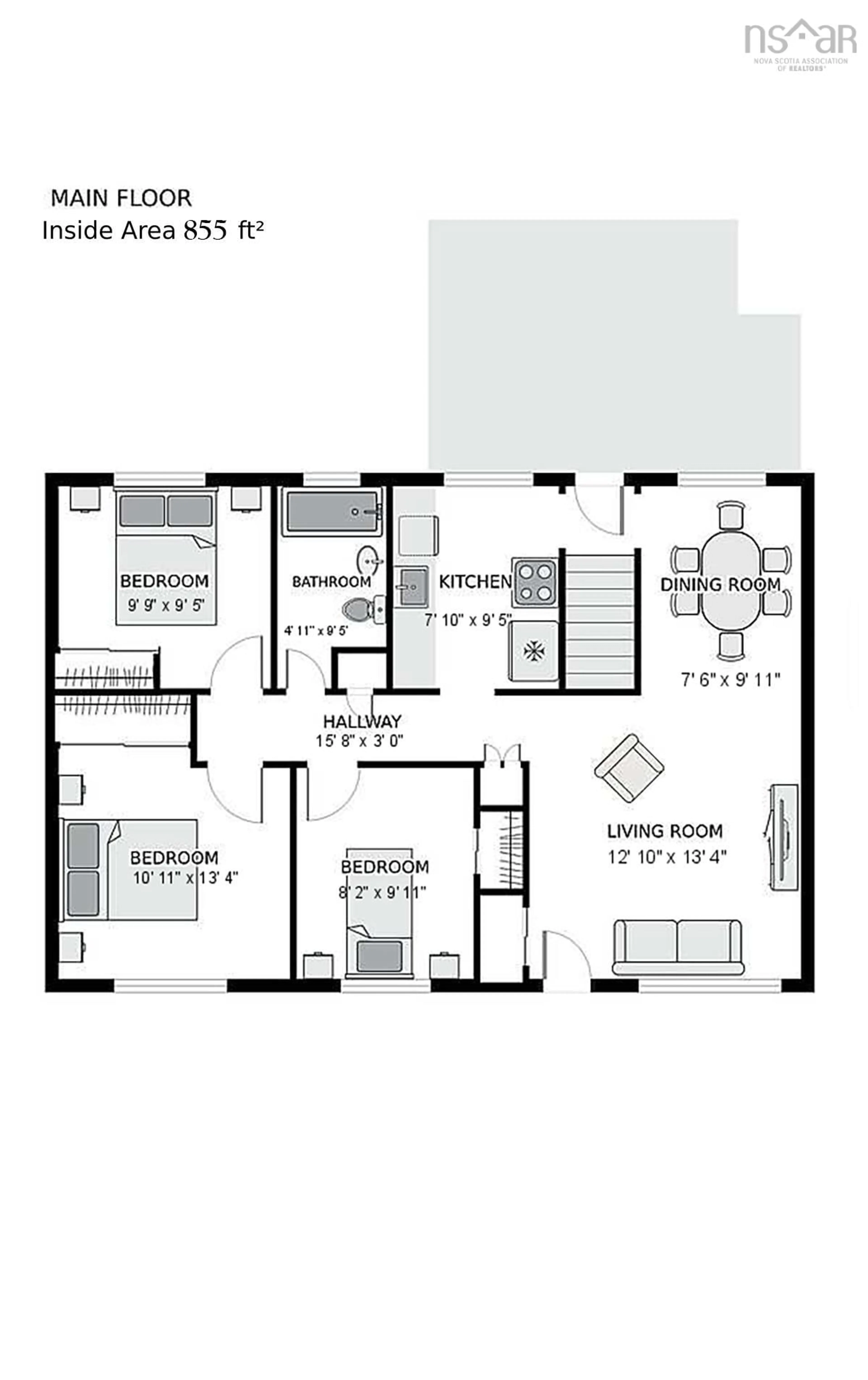 Floor plan for 24 Edmond Drive, Dartmouth Nova Scotia B2W 2K2