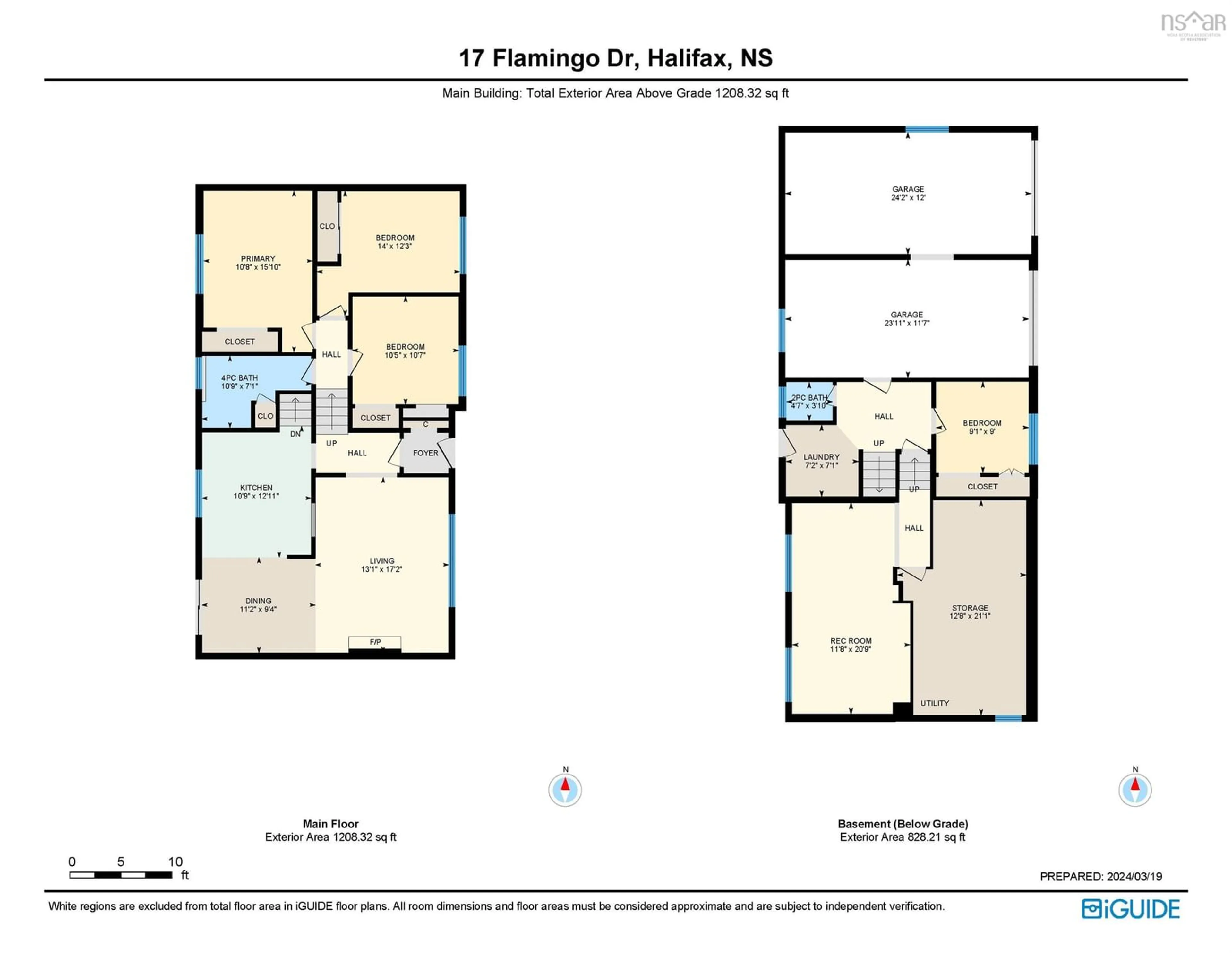 Floor plan for 17 Flamingo Dr, Halifax Nova Scotia B3M 1S6