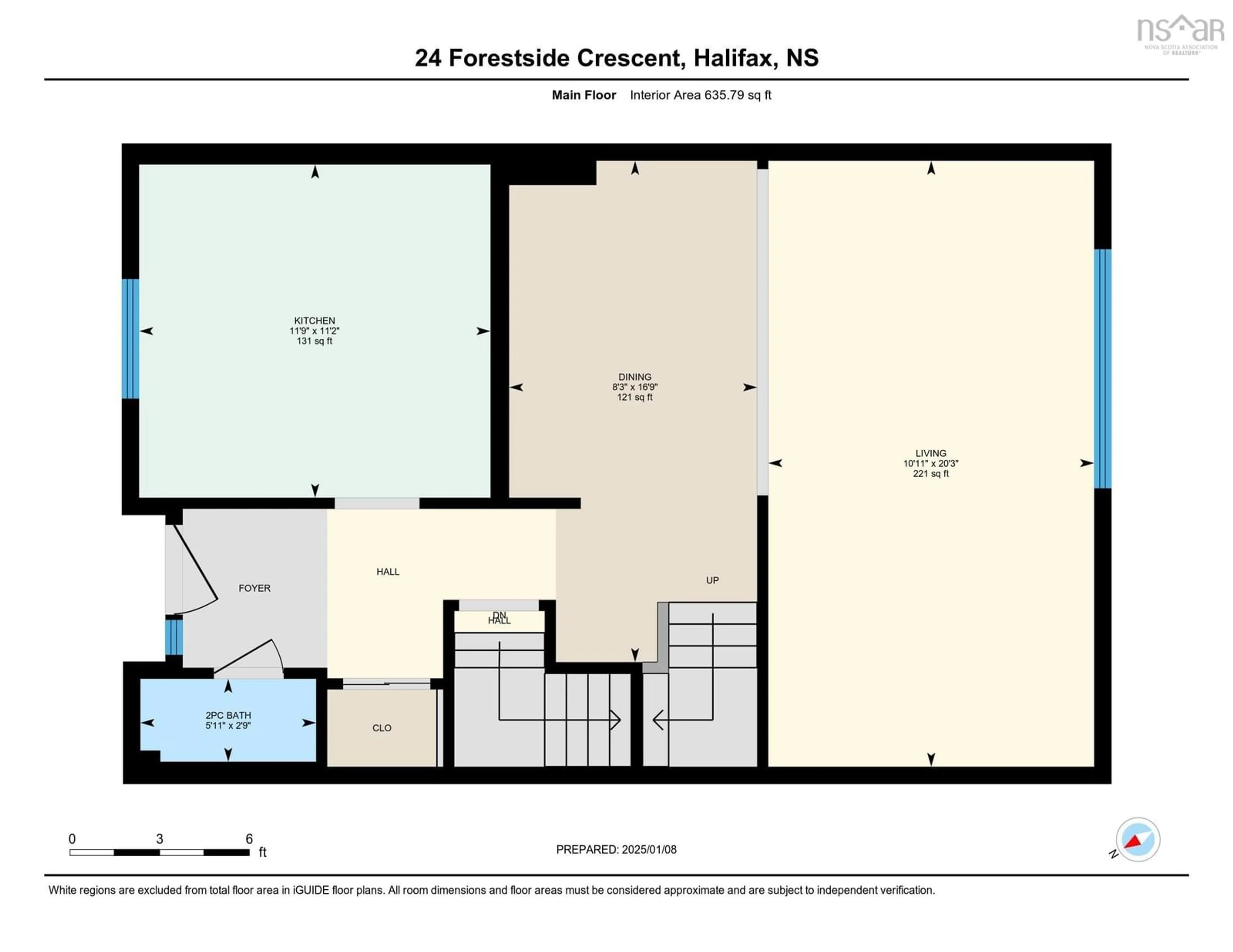 Floor plan for 24 Forestside Cres, Halifax Nova Scotia B3M 1M4