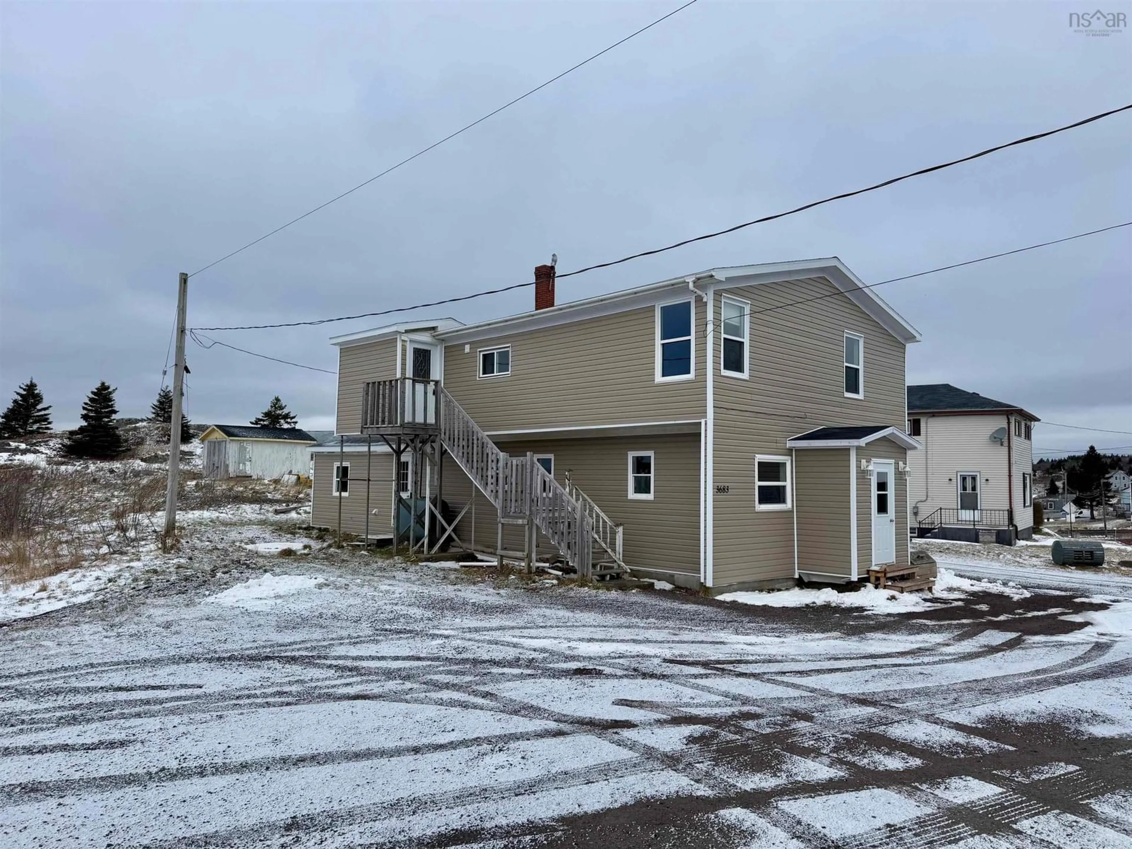 A pic from outside/outdoor area/front of a property/back of a property/a pic from drone, building for 3683 Highway 206, Haut De La Baie Nova Scotia B0E 2L0