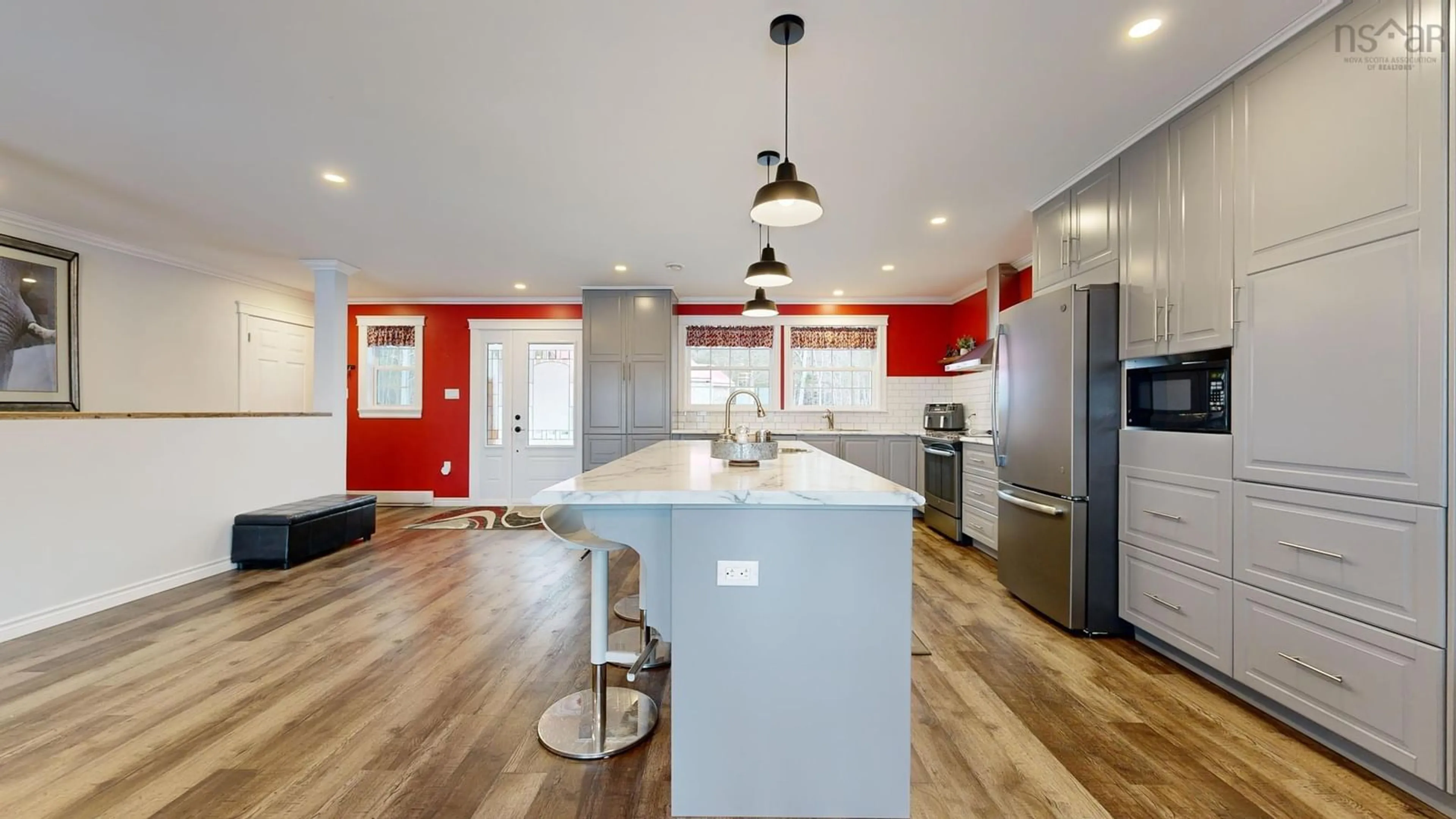 Open concept kitchen, unknown for 1201 Oak Hill Rd, Lower Ohio Nova Scotia B0T 1W0