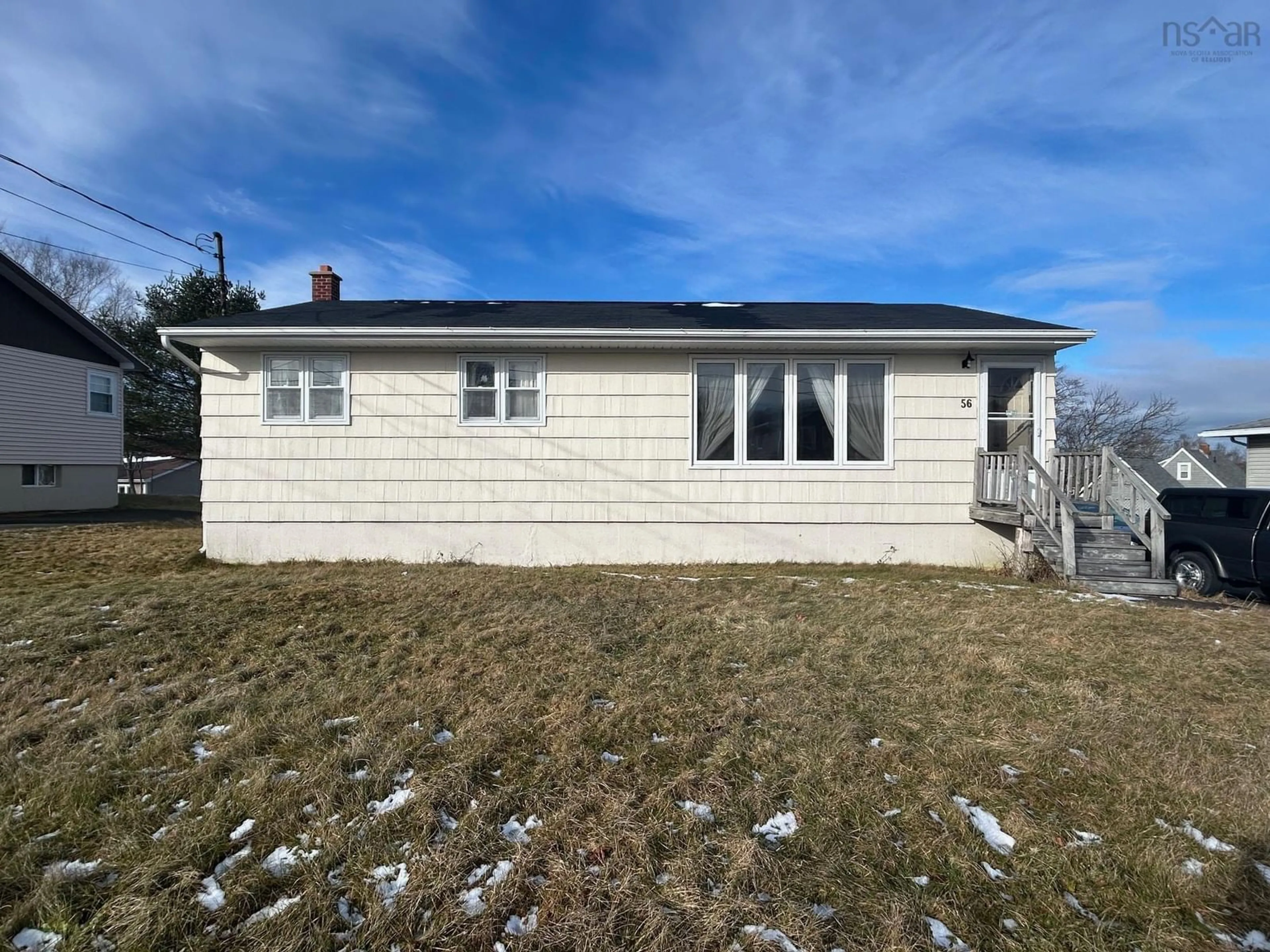 A pic from outside/outdoor area/front of a property/back of a property/a pic from drone, building for 56 Stanfield St, Sydney Nova Scotia B1P 3X5