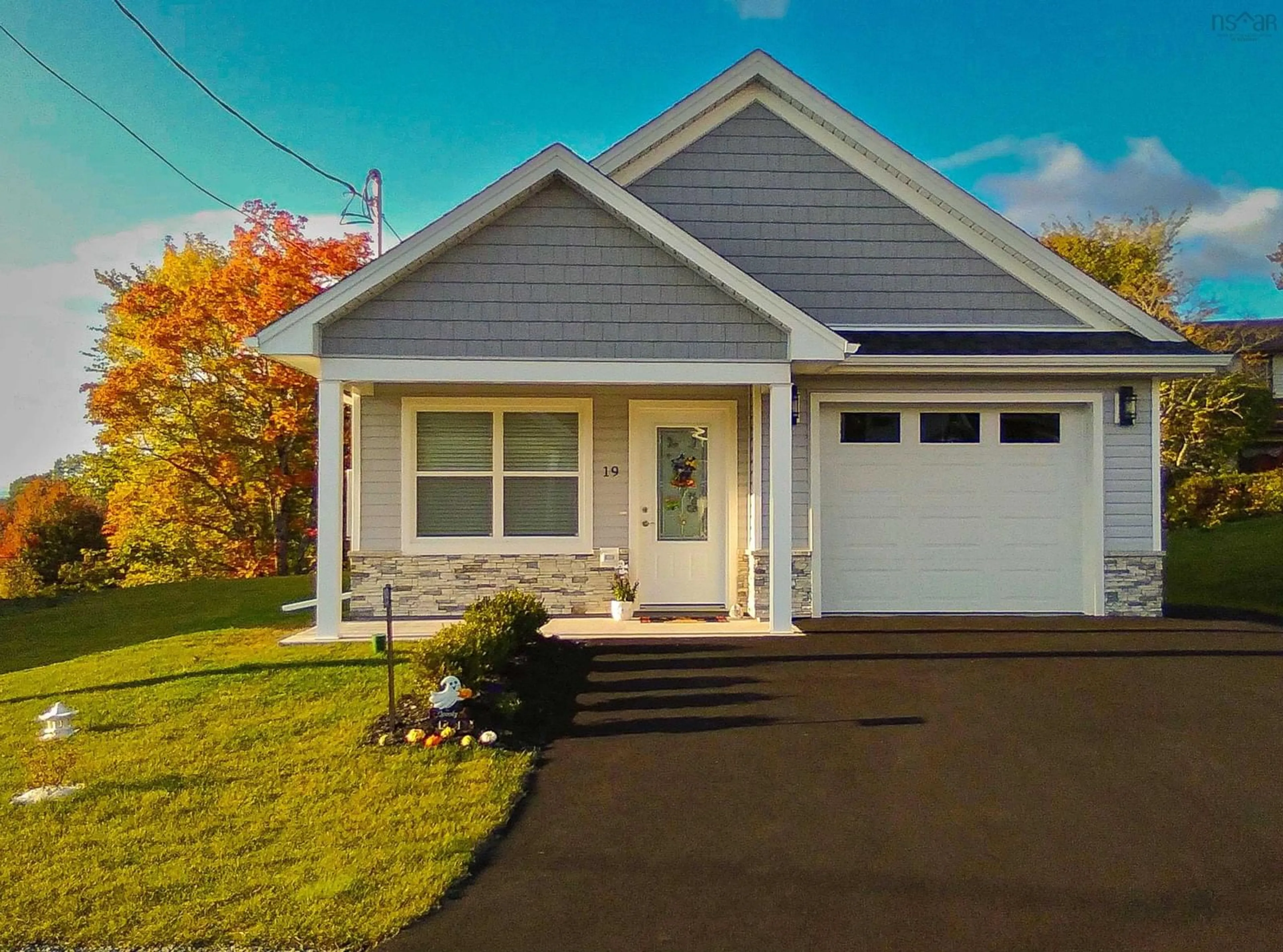 Home with vinyl exterior material, street for 19 Rubys Way, Stewiacke Nova Scotia B0N 2J0