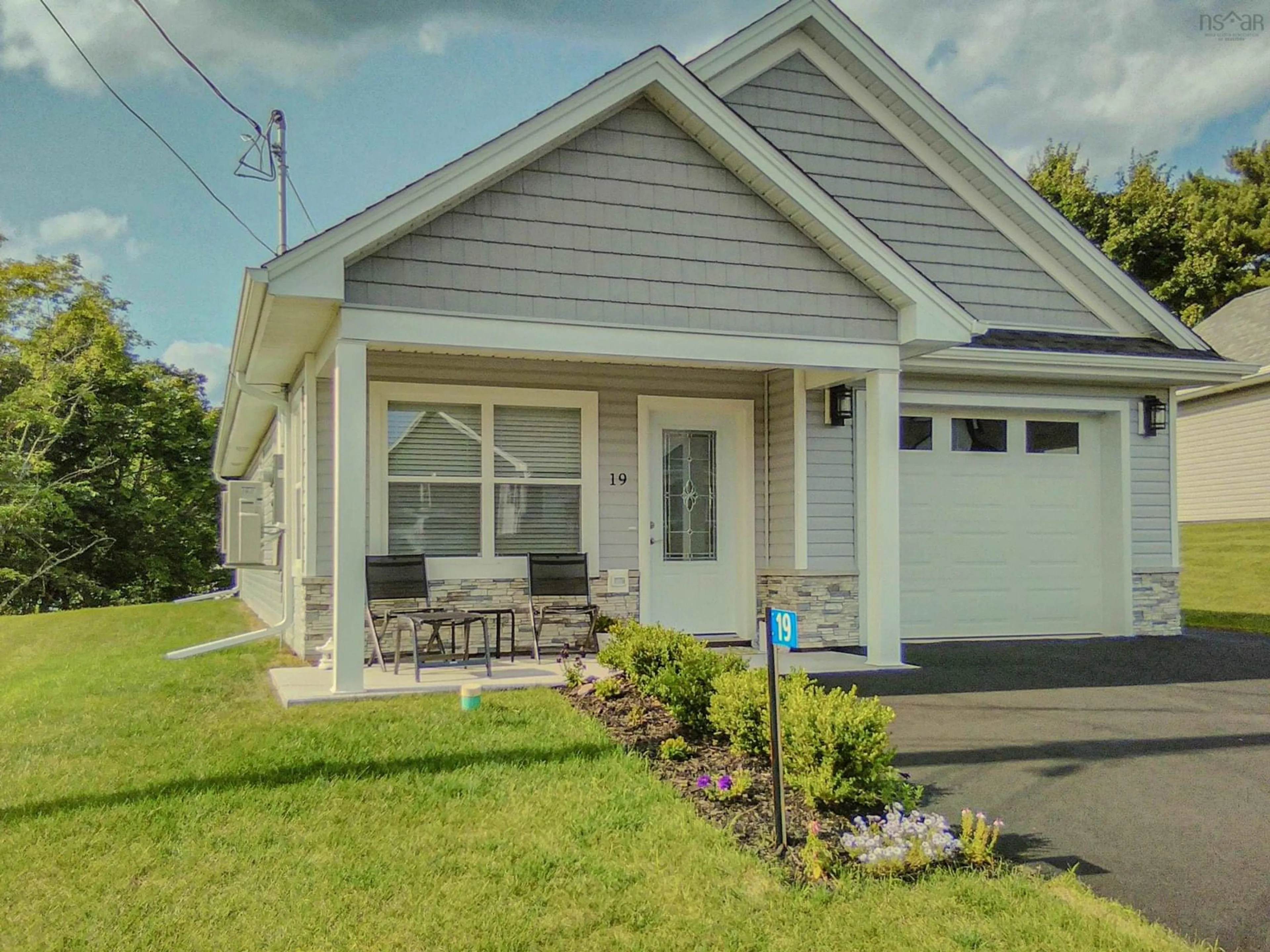 Home with vinyl exterior material, street for 19 Rubys Way, Stewiacke Nova Scotia B0N 2J0