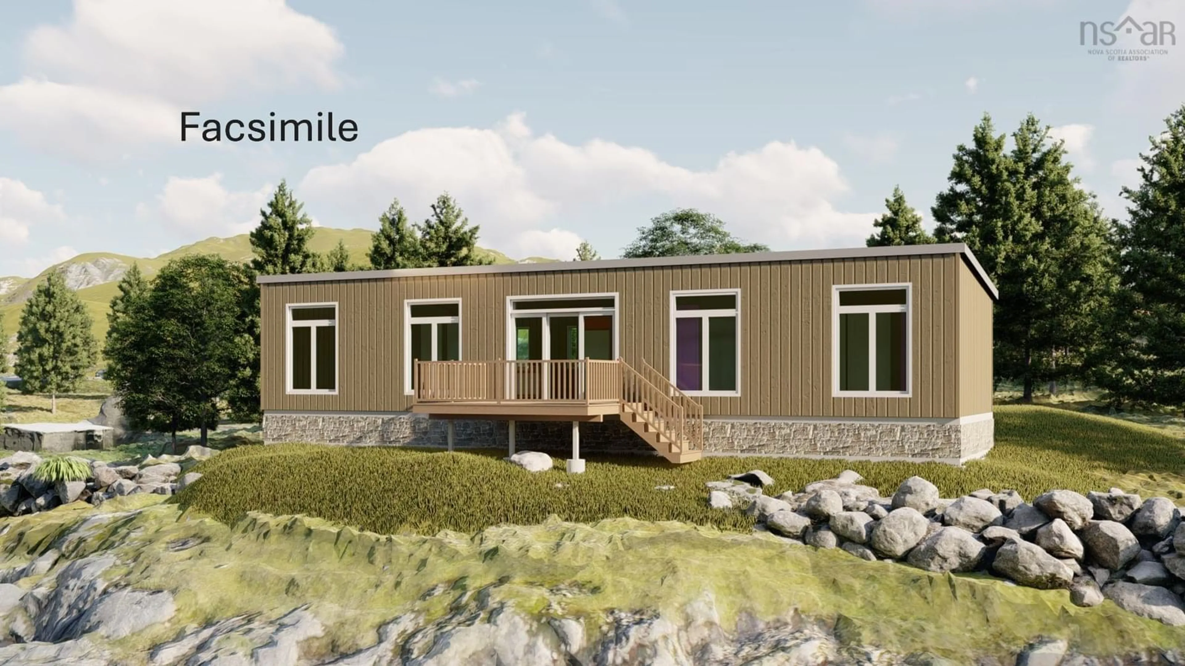 Home with vinyl exterior material, building for Shore Rd #Lot, Western Head Nova Scotia B0T 1K0