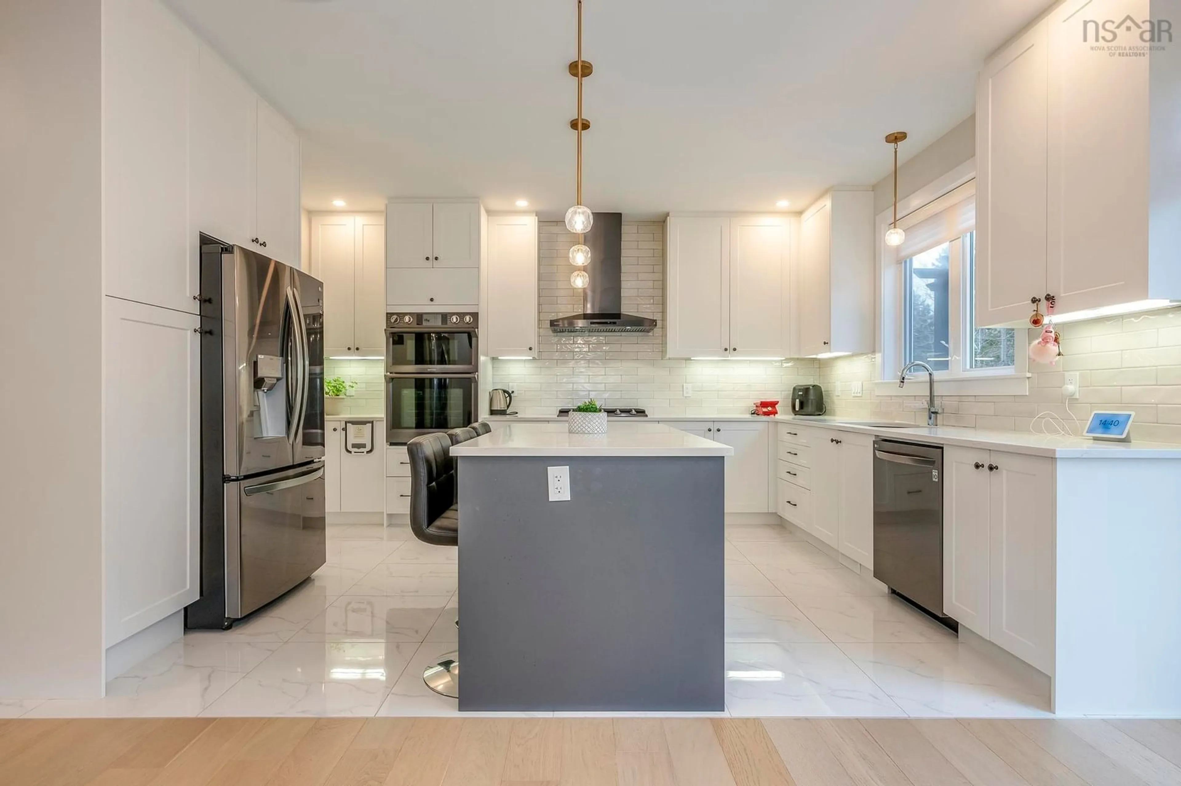 Contemporary kitchen, ceramic/tile floor for 166 Talus Ave, Bedford Nova Scotia B4B 1L7