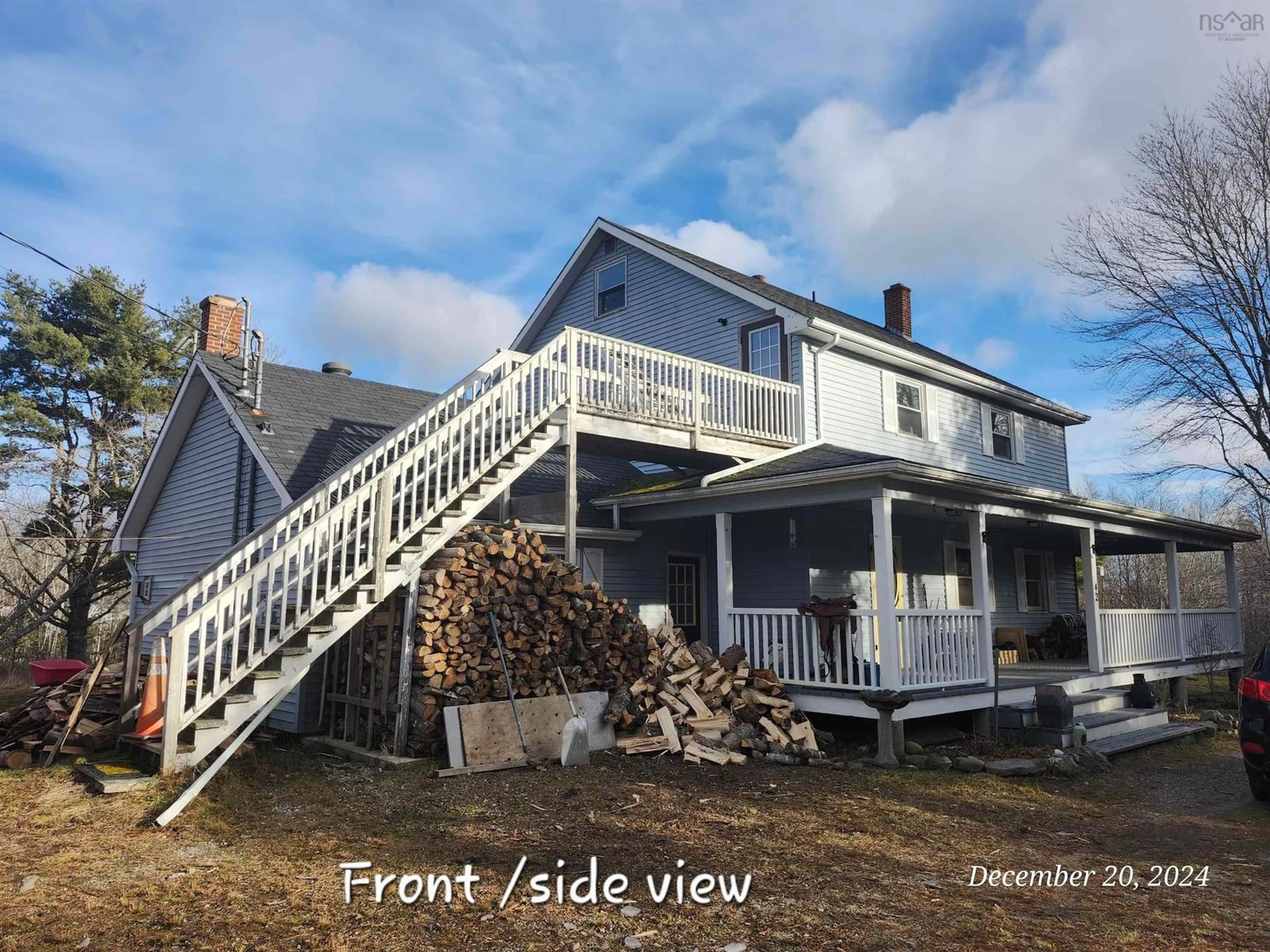 A pic from outside/outdoor area/front of a property/back of a property/a pic from drone, unknown for 42 Birchtown Hill Rd, Birchtown Nova Scotia B0T 1W0