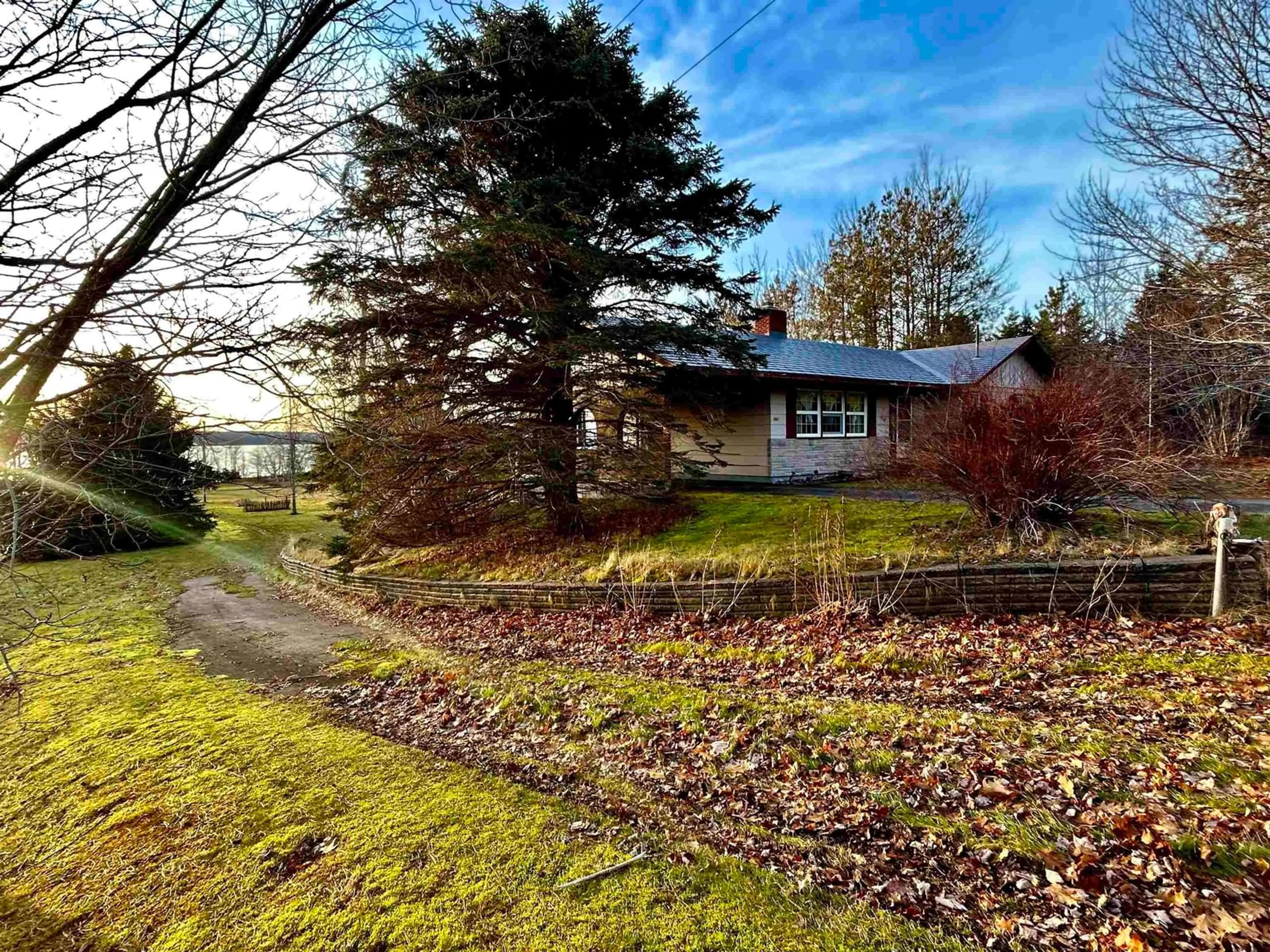 A pic from outside/outdoor area/front of a property/back of a property/a pic from drone, unknown for 2957 Highway 395 East Lake Ainslie, East Lake Ainslie Nova Scotia B0E 3M0