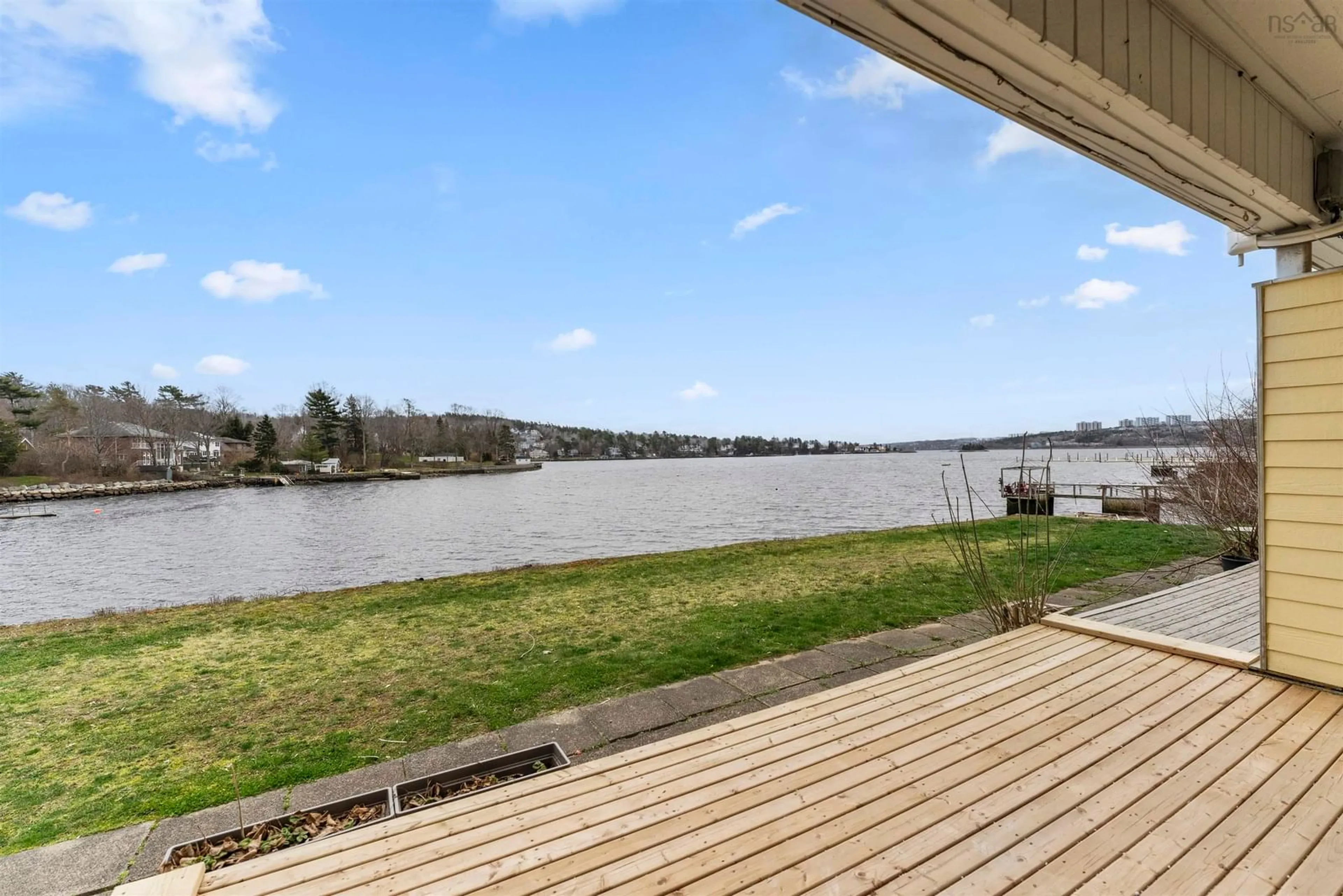 Patio, water/lake/river/ocean view for 475 Shore Dr, Bedford Nova Scotia B4A 2E9