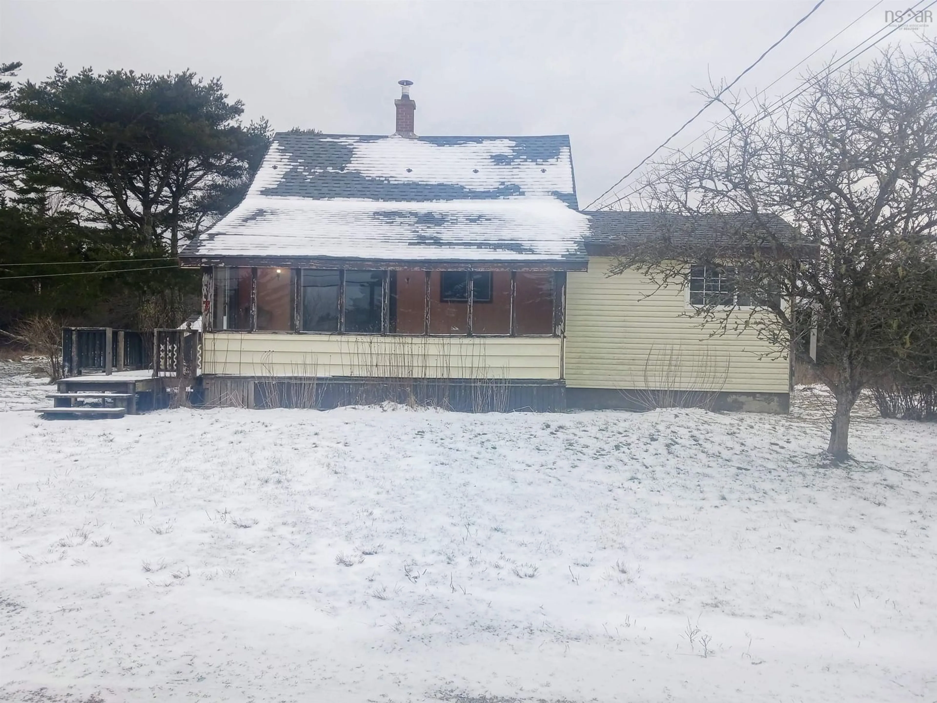 A pic from outside/outdoor area/front of a property/back of a property/a pic from drone, street for 7 Goodwin Lane, North East Point, Barrington Nova Scotia B0W 3J0