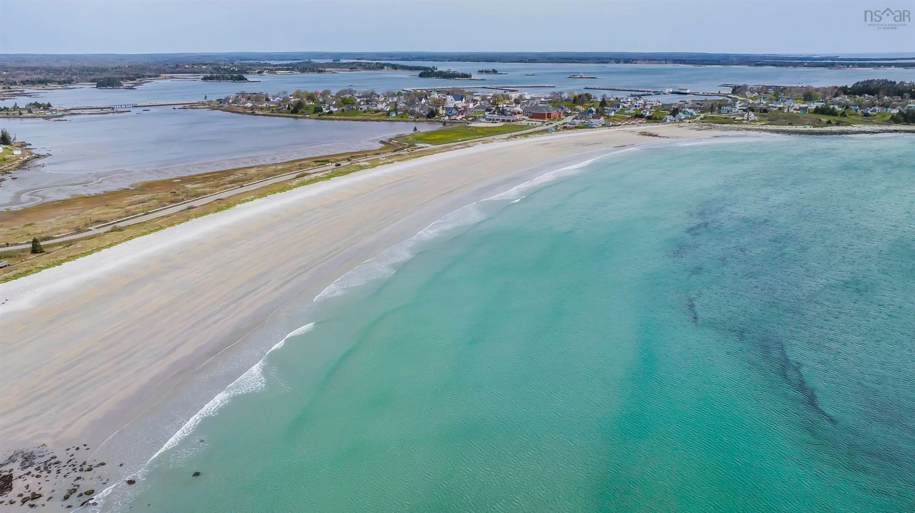 A pic from outside/outdoor area/front of a property/back of a property/a pic from drone, water/lake/river/ocean view for 1 Gull Rock Rd, Lockeport Nova Scotia B0T 1L0