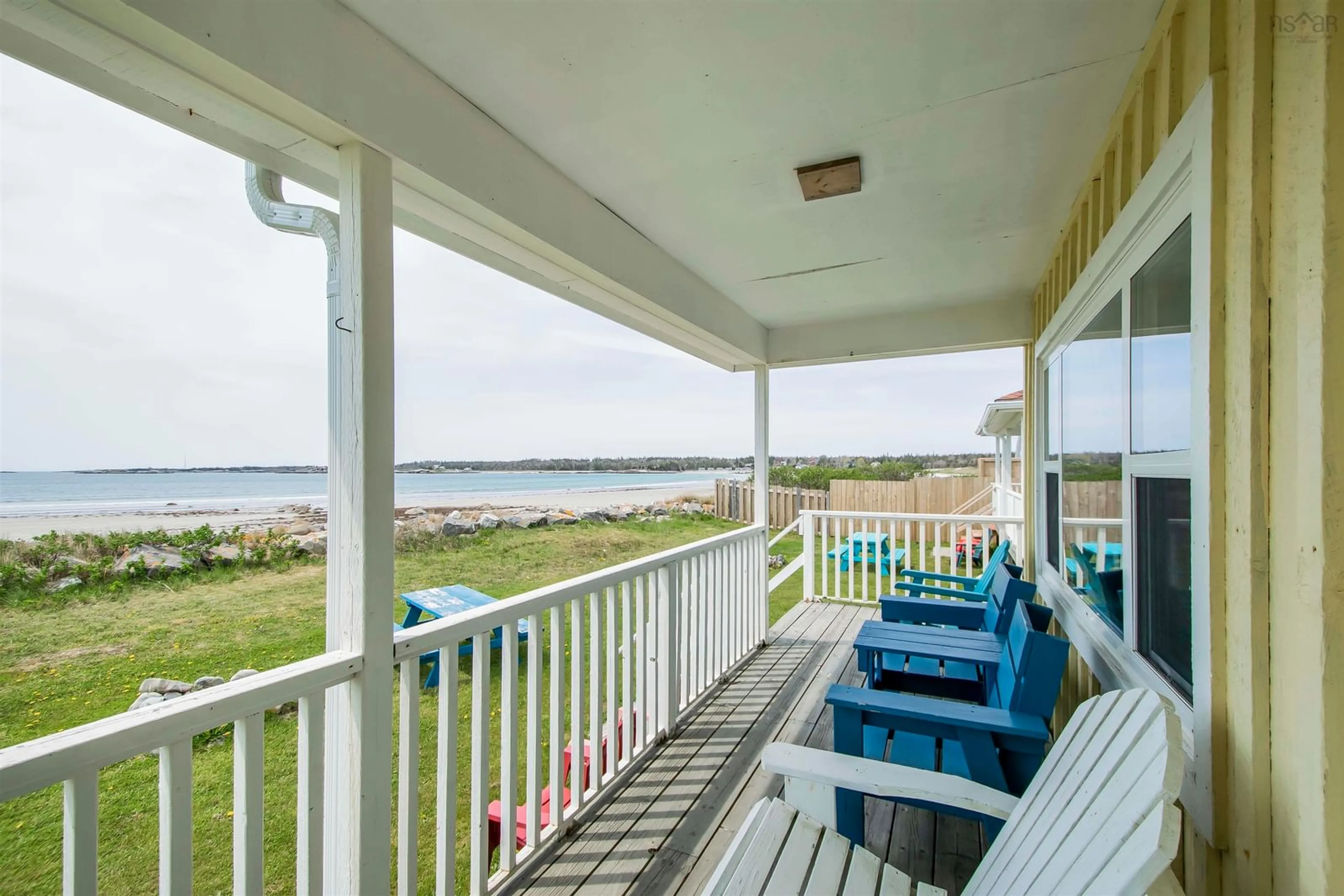 Patio, water/lake/river/ocean view for 1 Gull Rock Rd, Lockeport Nova Scotia B0T 1L0