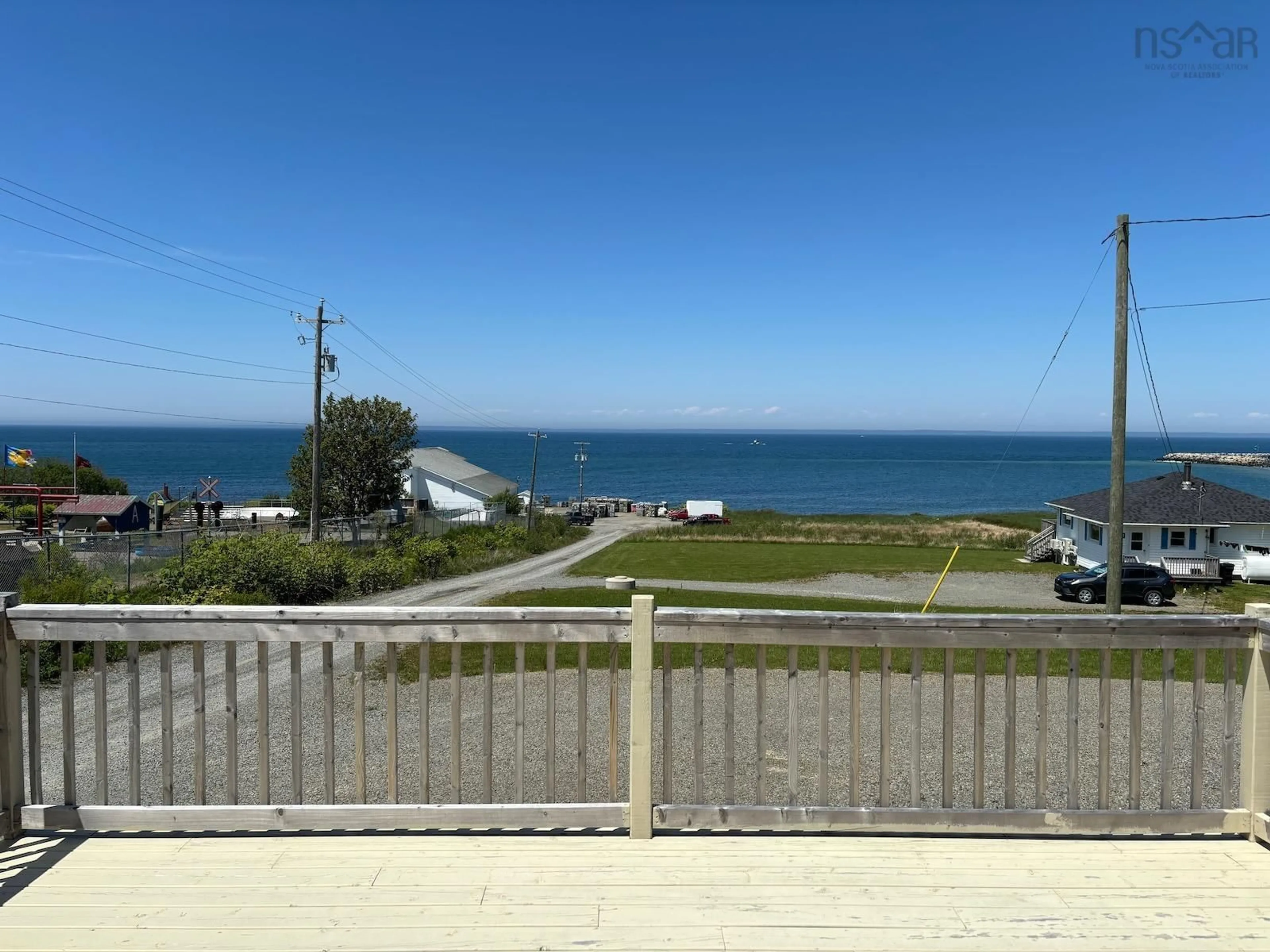 A pic from outside/outdoor area/front of a property/back of a property/a pic from drone, water/lake/river/ocean view for 8149 1 Hwy, Meteghan Centre Nova Scotia B0W 2J0