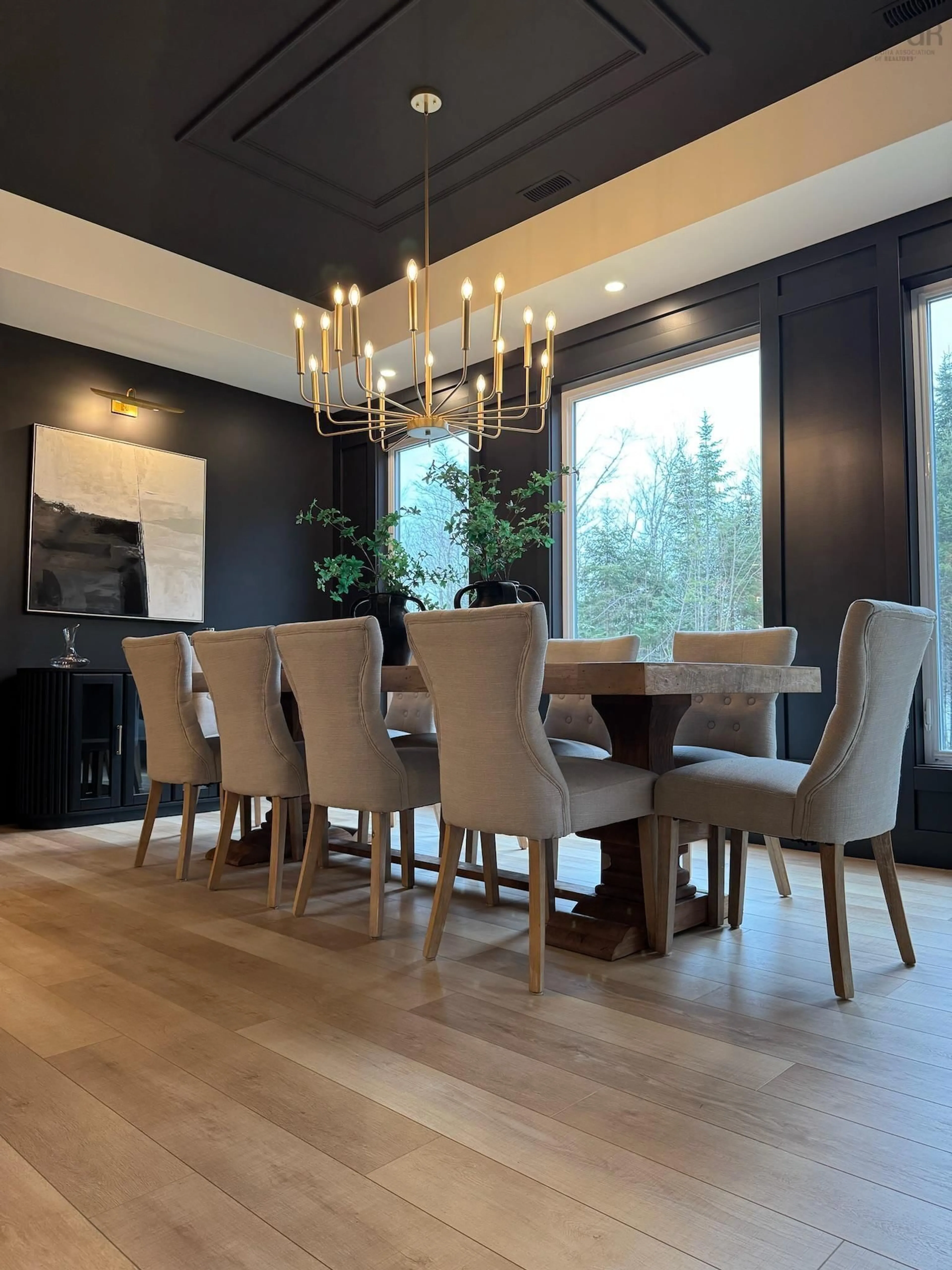 Dining room, wood/laminate floor for 39 Nightshade Lane, Middle Sackville Nova Scotia B4E 0T4