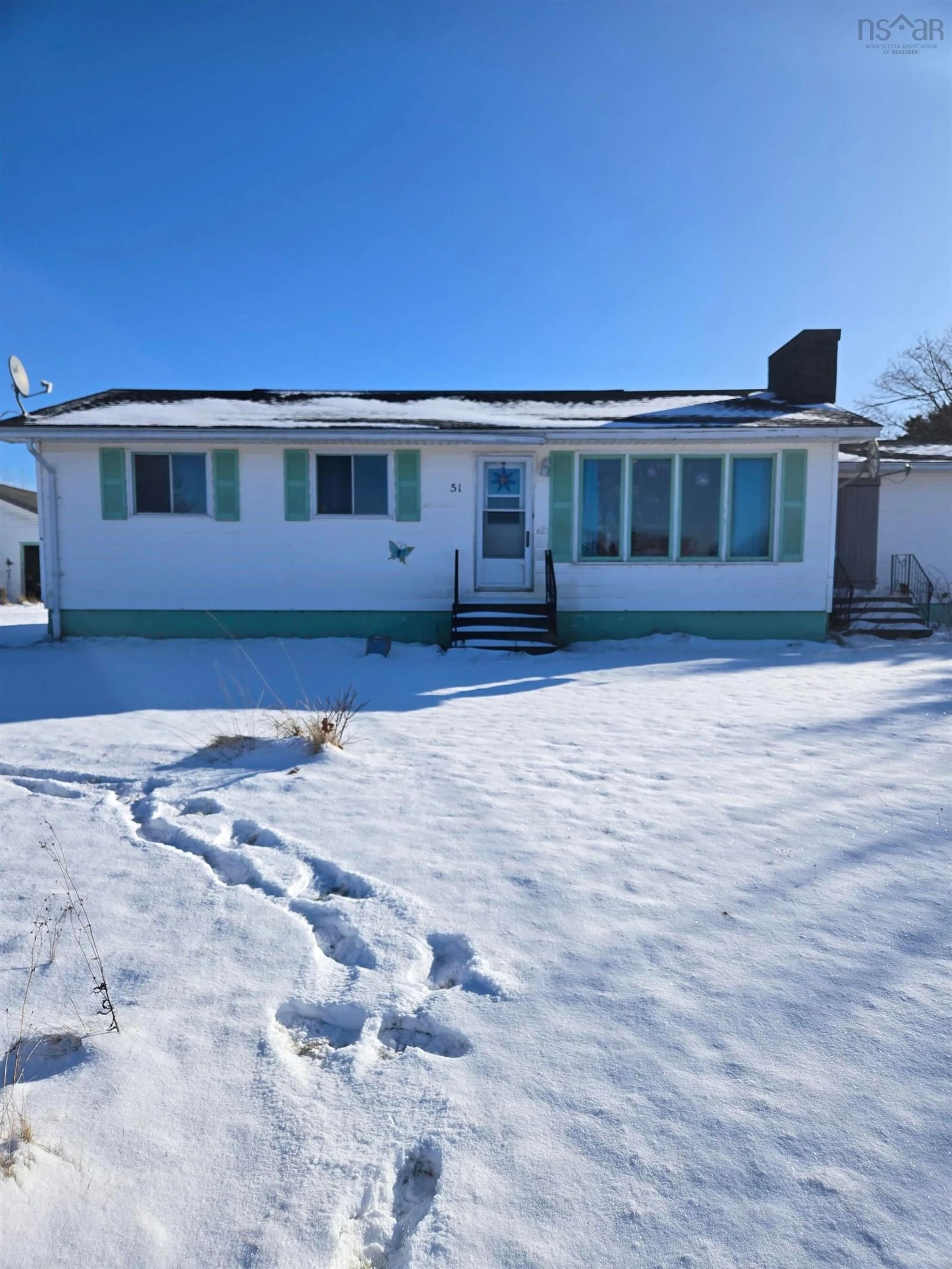 A pic from outside/outdoor area/front of a property/back of a property/a pic from drone, street for 51 Five Point Rd, Lower Debert Nova Scotia B0M 1G0