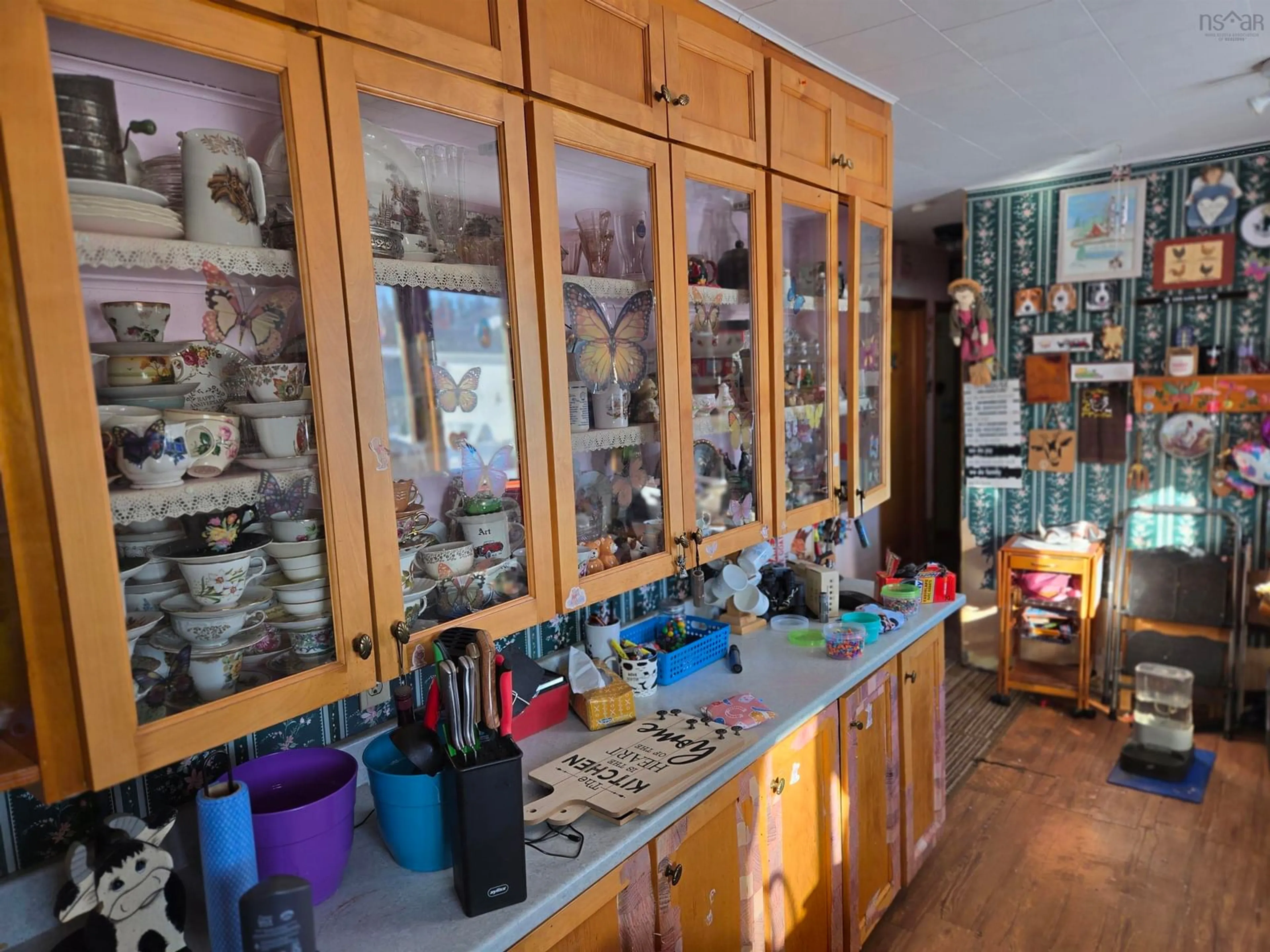 Kitchen with laundary machines, ceramic/tile floor for 51 Five Point Rd, Lower Debert Nova Scotia B0M 1G0