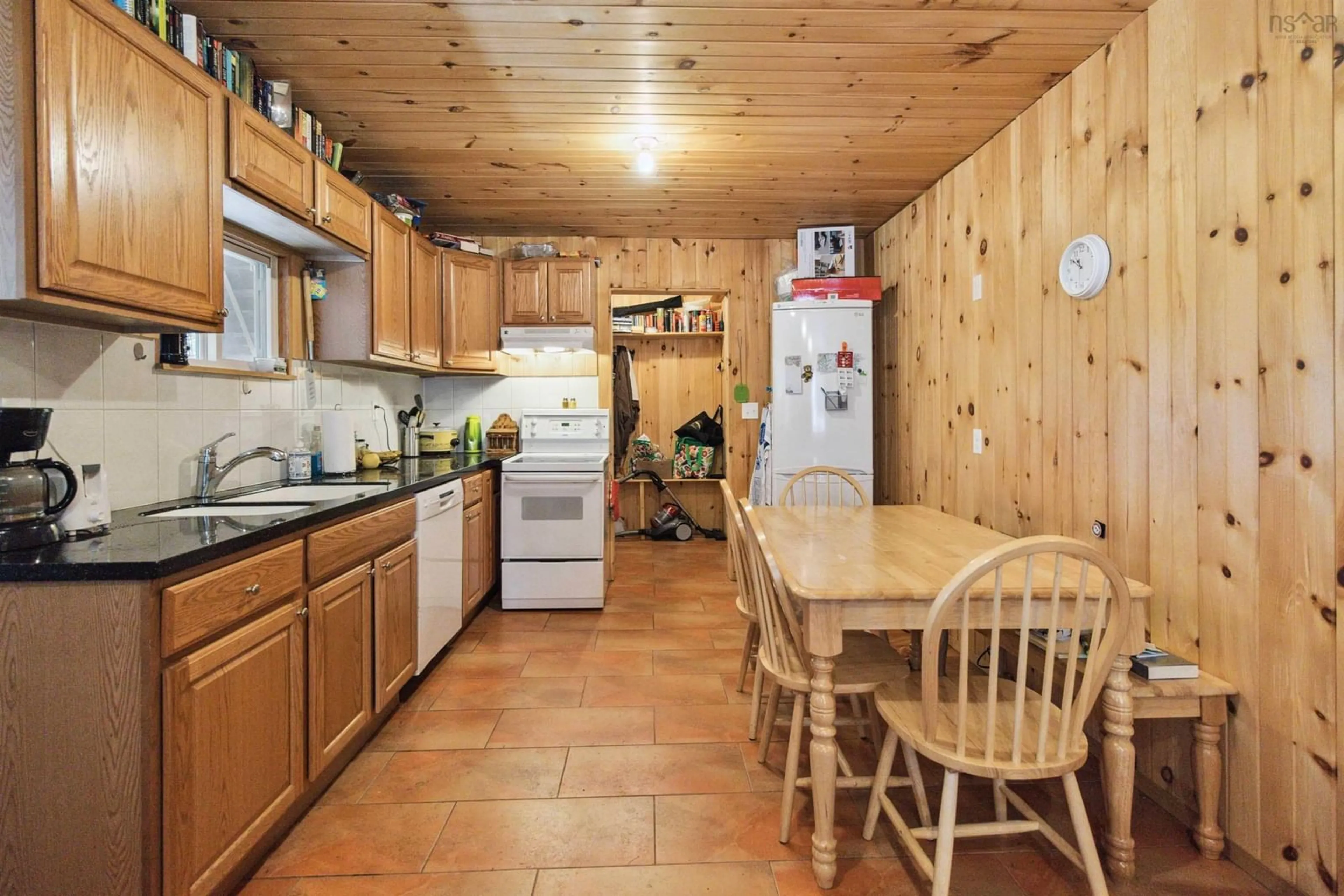 Standard kitchen, ceramic/tile floor for 87 Edith's Point Rd, South Brookfield Nova Scotia B0T 1K0