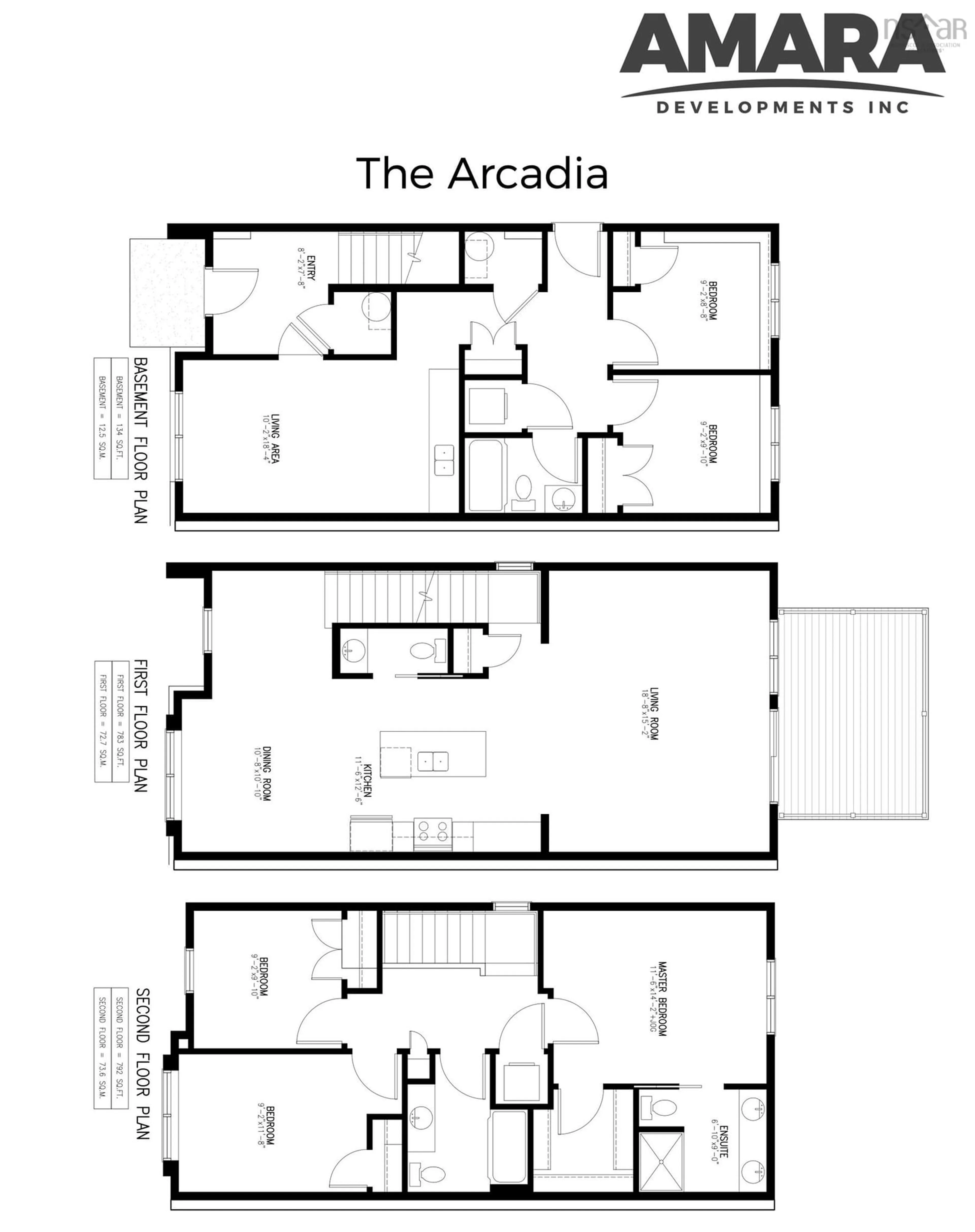 Floor plan for 53 Colonial Cres #Lot 91A, Halifax Nova Scotia B3R 0G3