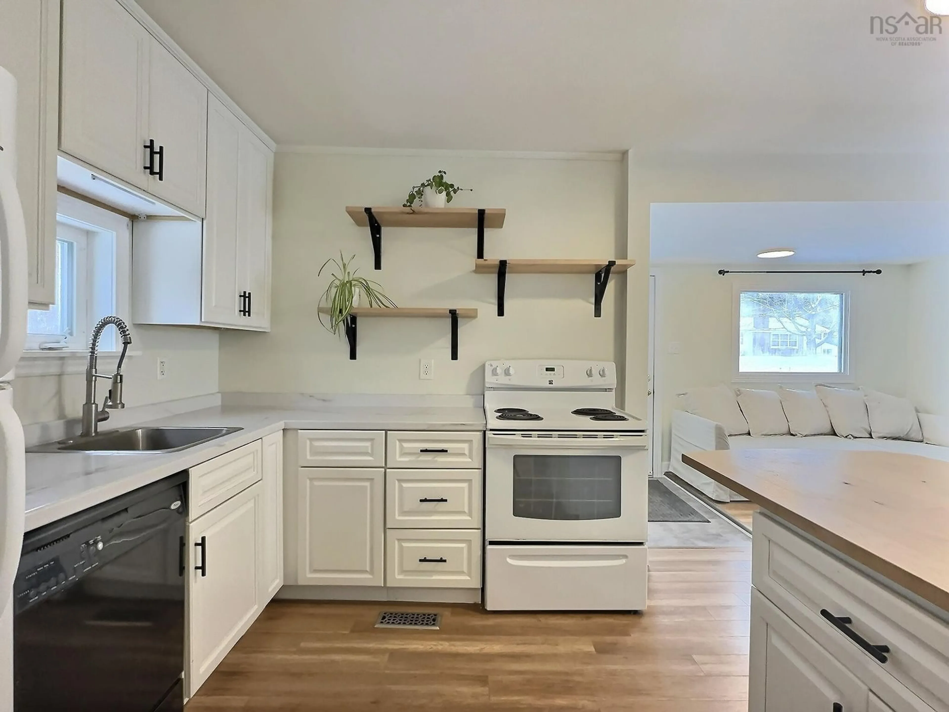 Open concept kitchen, unknown for 64 Salmon River Rd, Valley Nova Scotia B6L 2S5