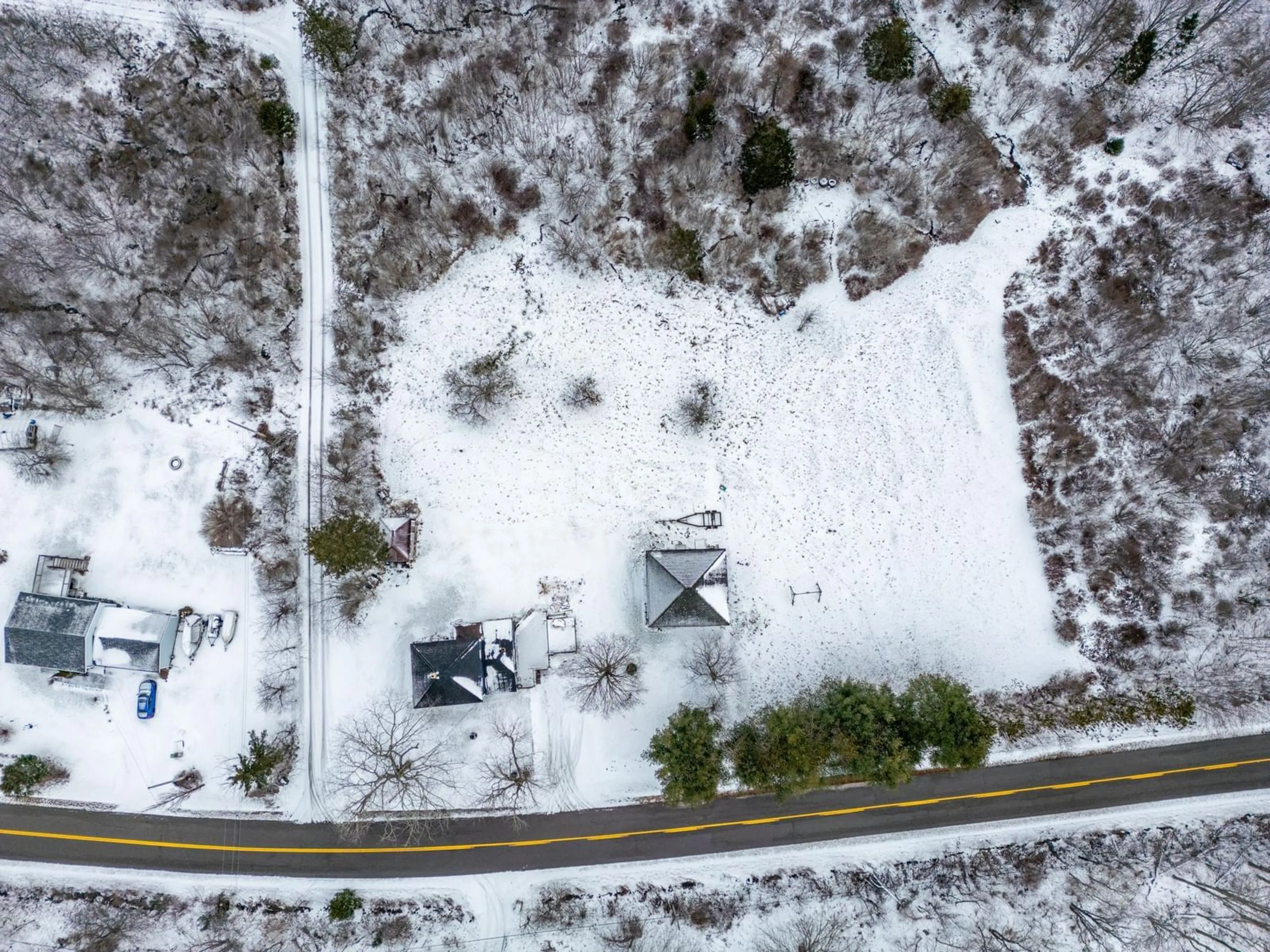 A pic from outside/outdoor area/front of a property/back of a property/a pic from drone, street for 132 Lake Annis Rd, Brazil Lake Nova Scotia B5A 5N4