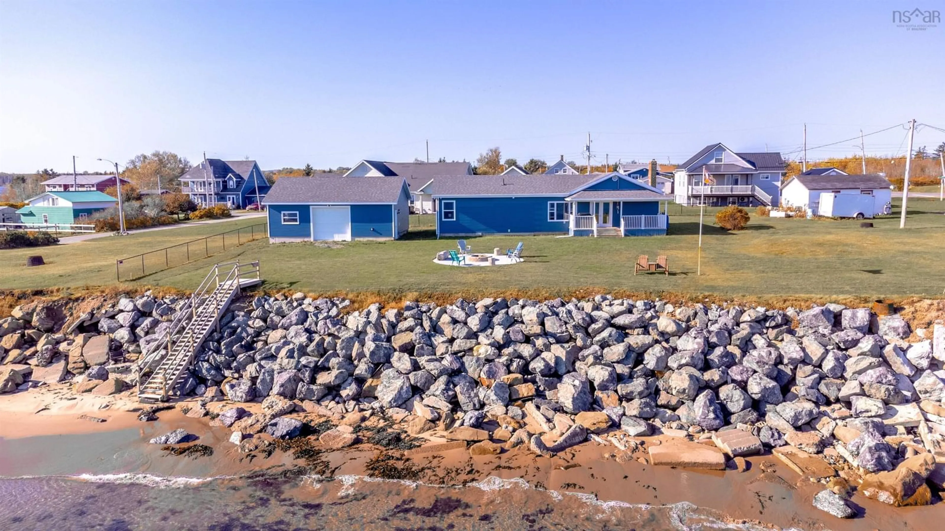 A pic from outside/outdoor area/front of a property/back of a property/a pic from drone, water/lake/river/ocean view for 11 Nicholas St, Florence Nova Scotia B1Y 1M6