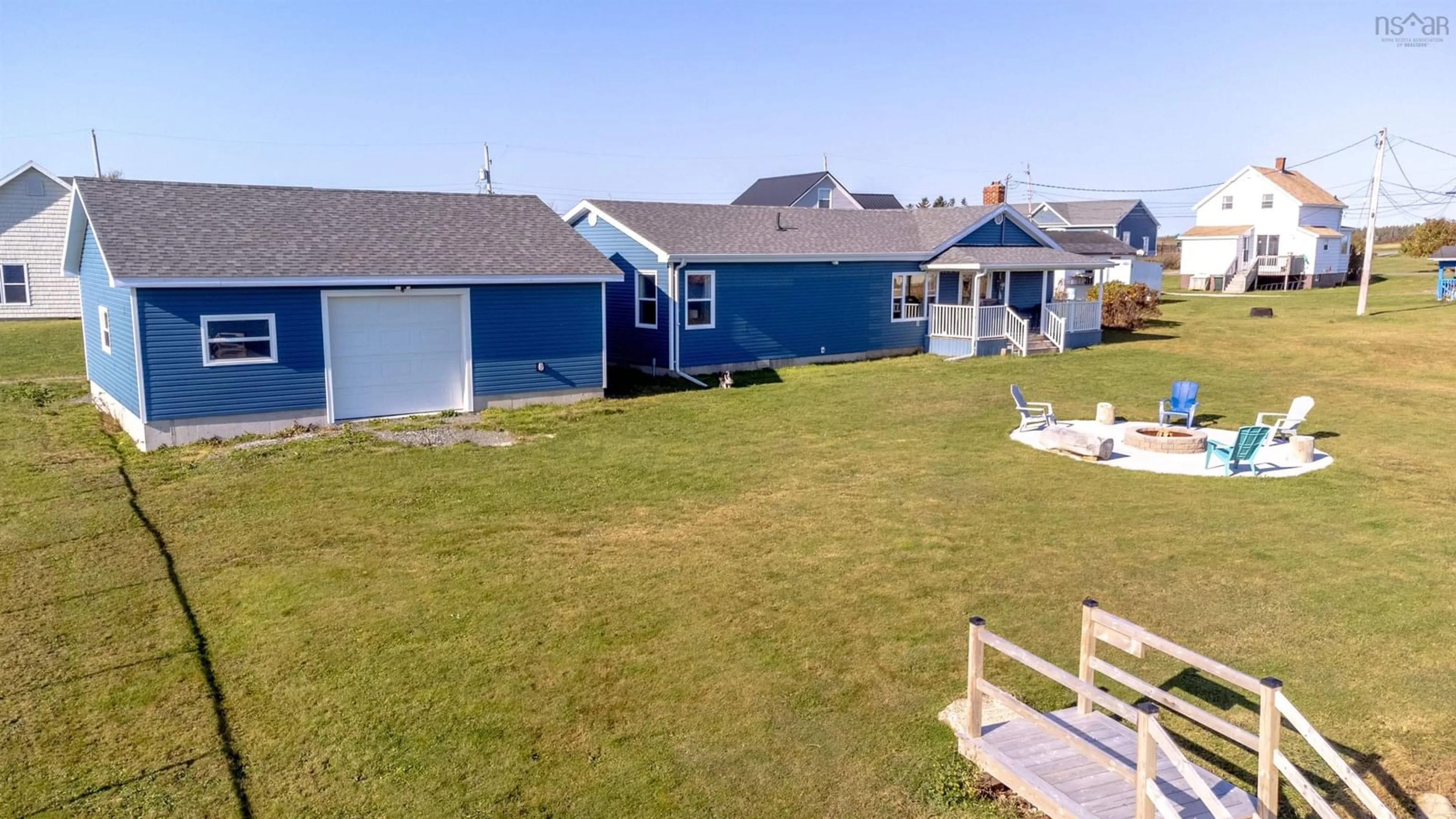 A pic from outside/outdoor area/front of a property/back of a property/a pic from drone, water/lake/river/ocean view for 11 Nicholas St, Florence Nova Scotia B1Y 1M6