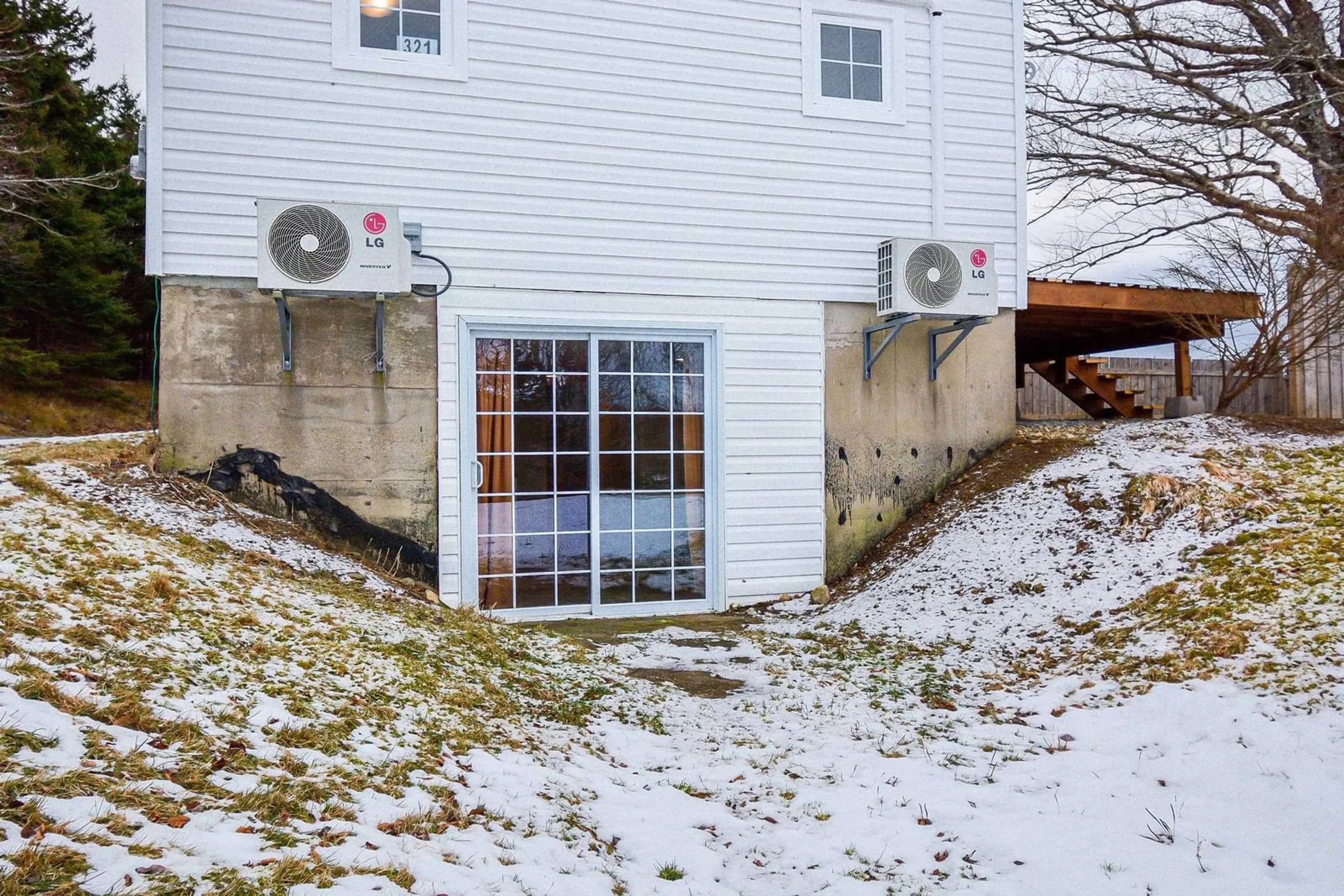 Patio, building for 321 Hillside Road    Albert Bridge Rd, Albert Bridge Nova Scotia B1K 3J5