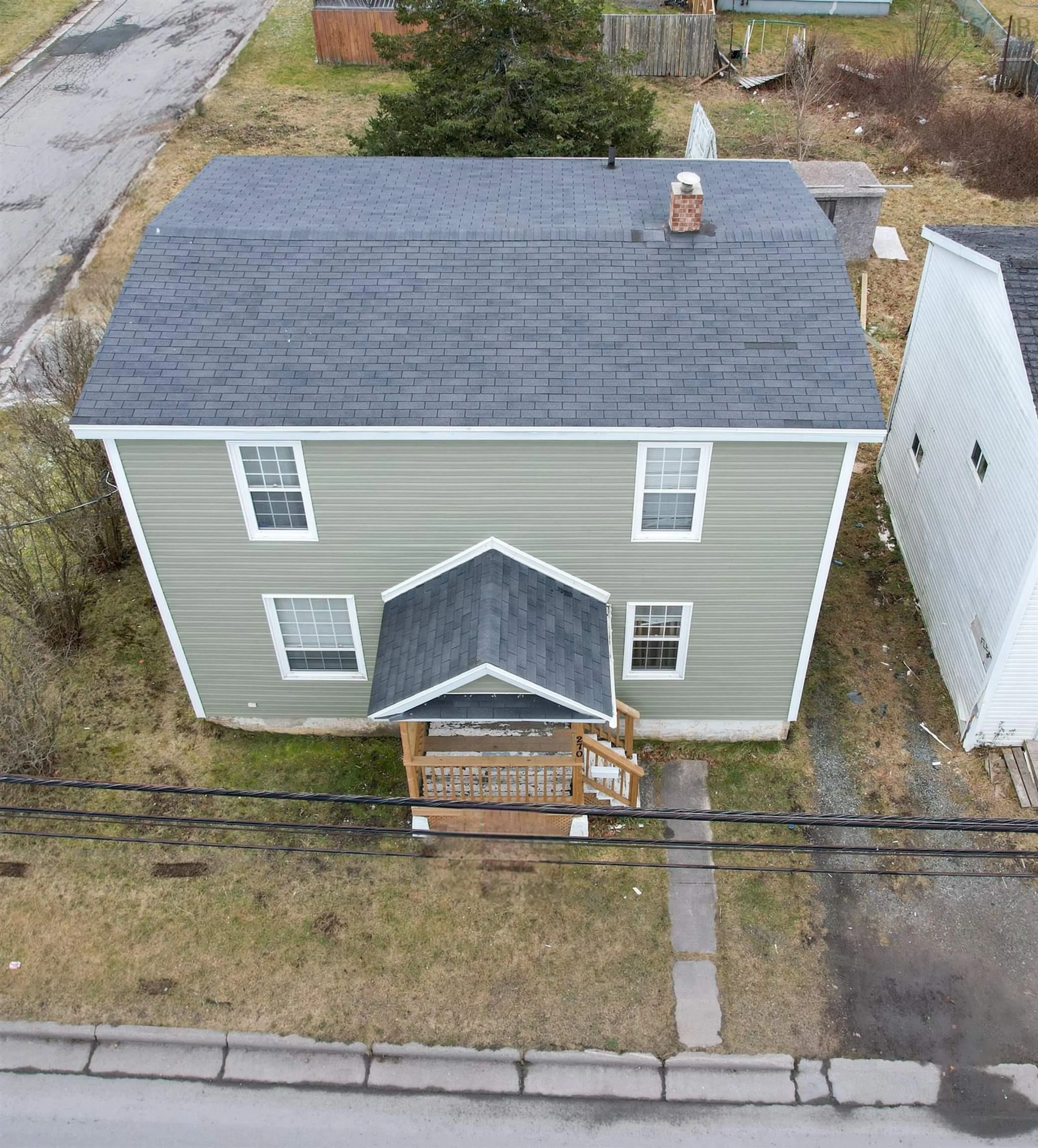 A pic from outside/outdoor area/front of a property/back of a property/a pic from drone, building for 270 Lingan Rd, Sydney Nova Scotia B1N 1W1