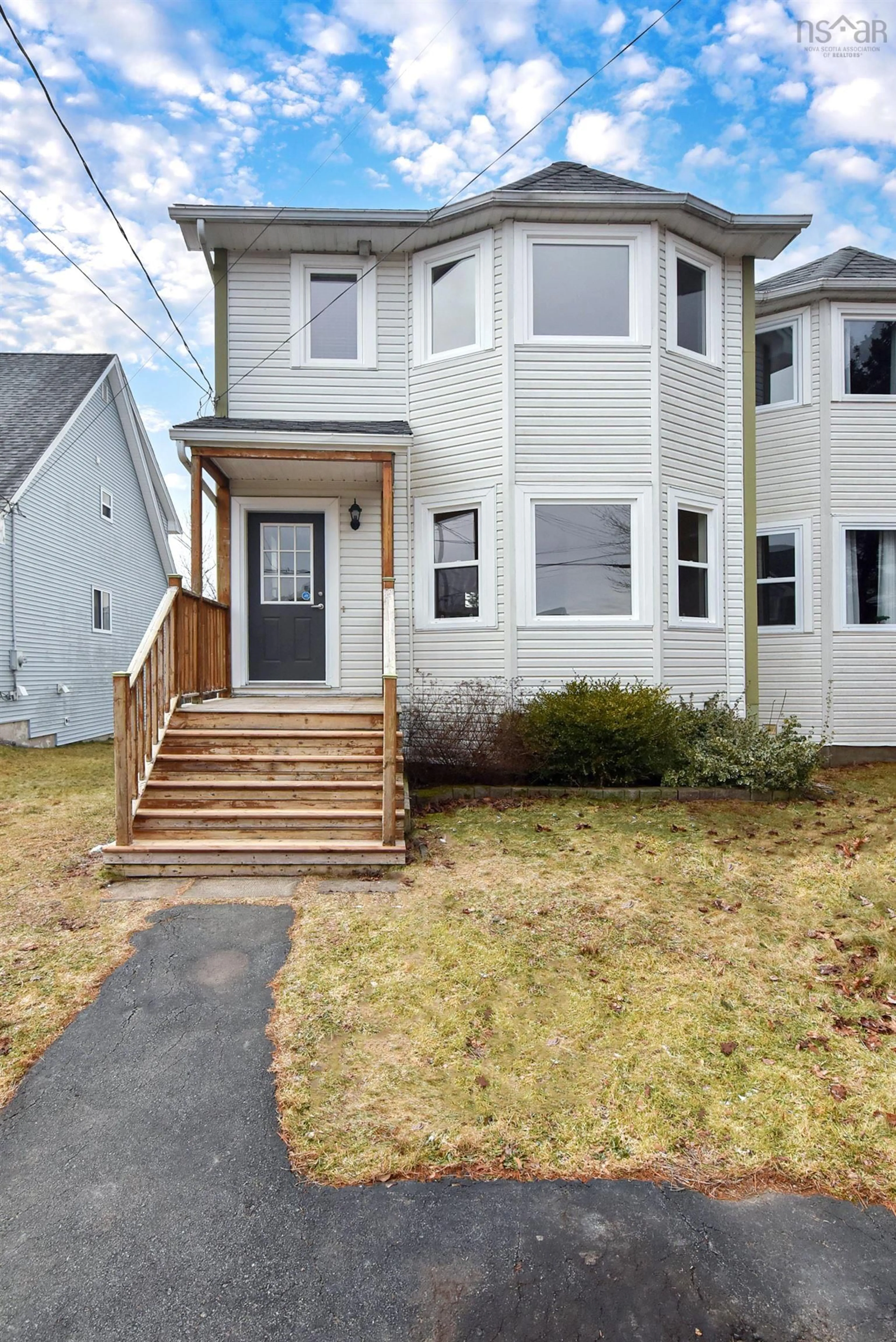 Home with vinyl exterior material, street for 153 Brentwood Avenue, Timberlea Nova Scotia B3T 1H8