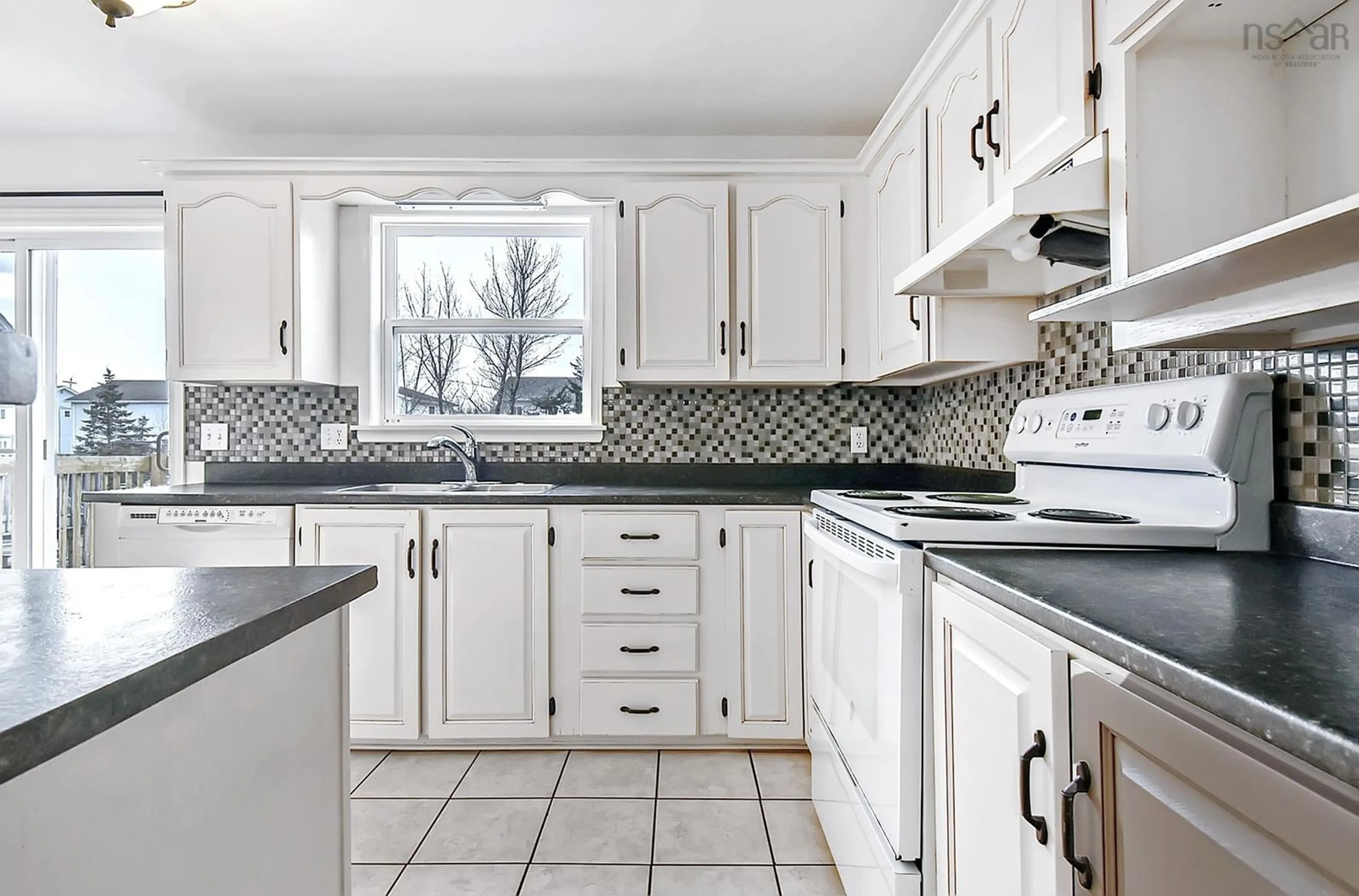 Open concept kitchen, ceramic/tile floor for 153 Brentwood Avenue, Timberlea Nova Scotia B3T 1H8