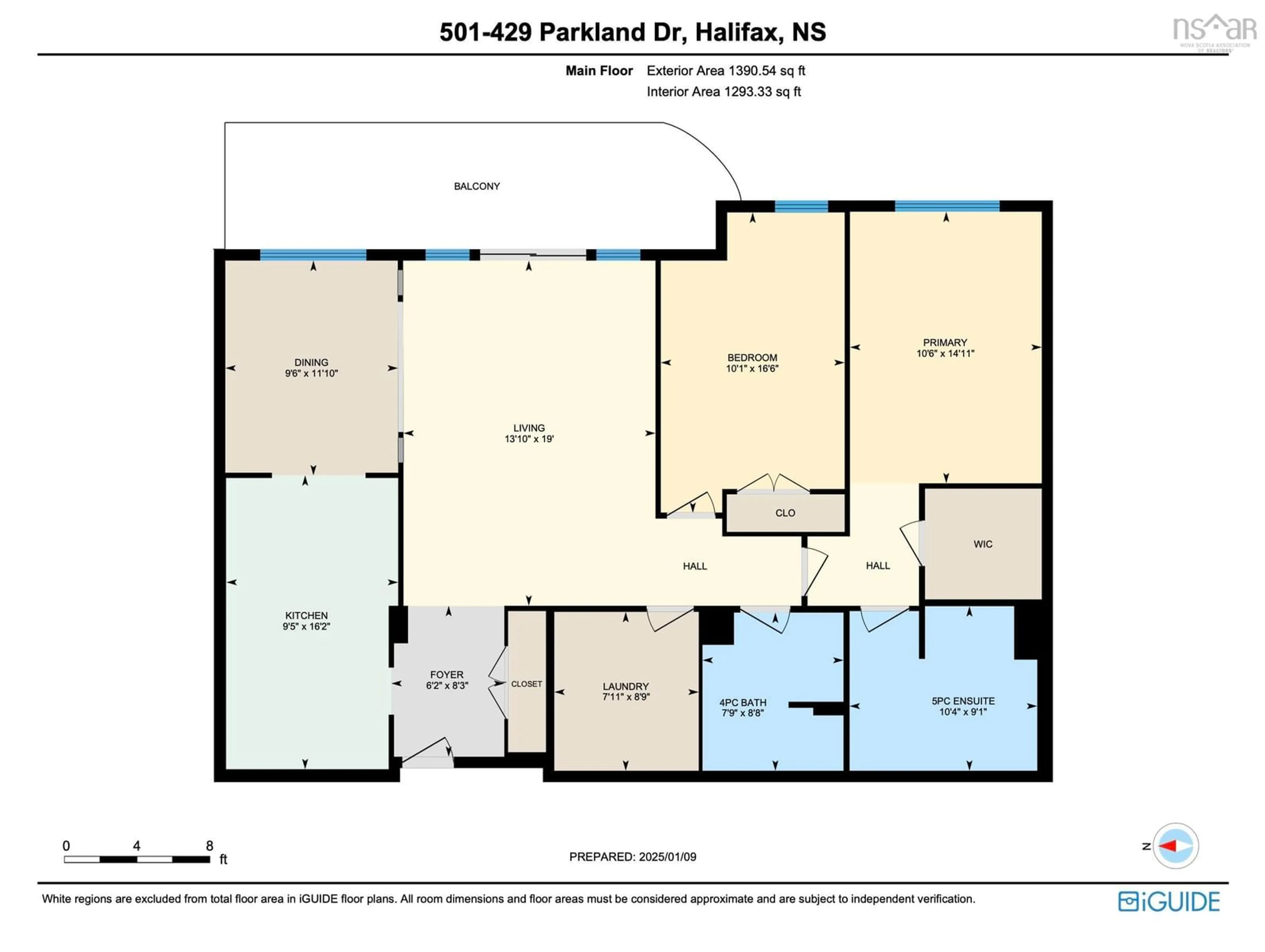 Floor plan for 429 Parkland Dr #501, Halifax Nova Scotia B3S 1L3