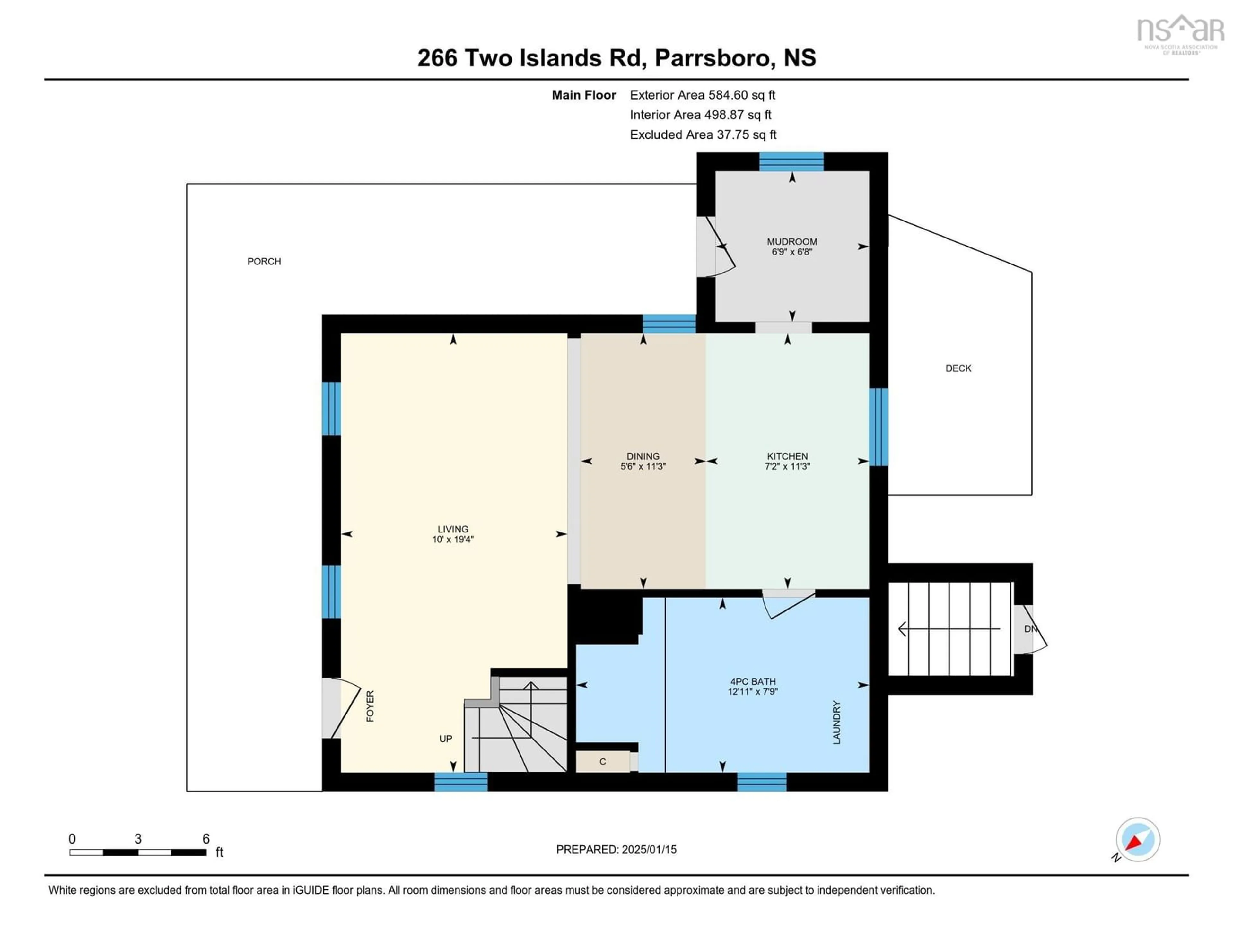 Floor plan for 266 Two Islands Rd, Parrsboro Nova Scotia B0M 1X0