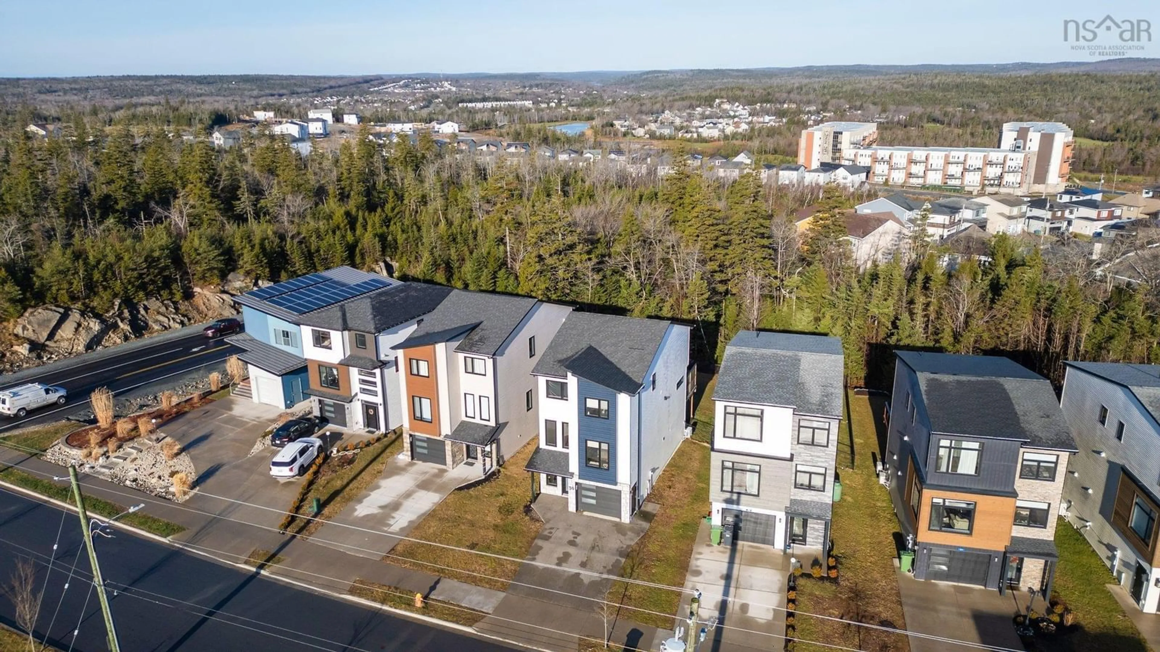 A pic from outside/outdoor area/front of a property/back of a property/a pic from drone, unknown for 39 Amalfi Way, Timberlea Nova Scotia B3T 0K3