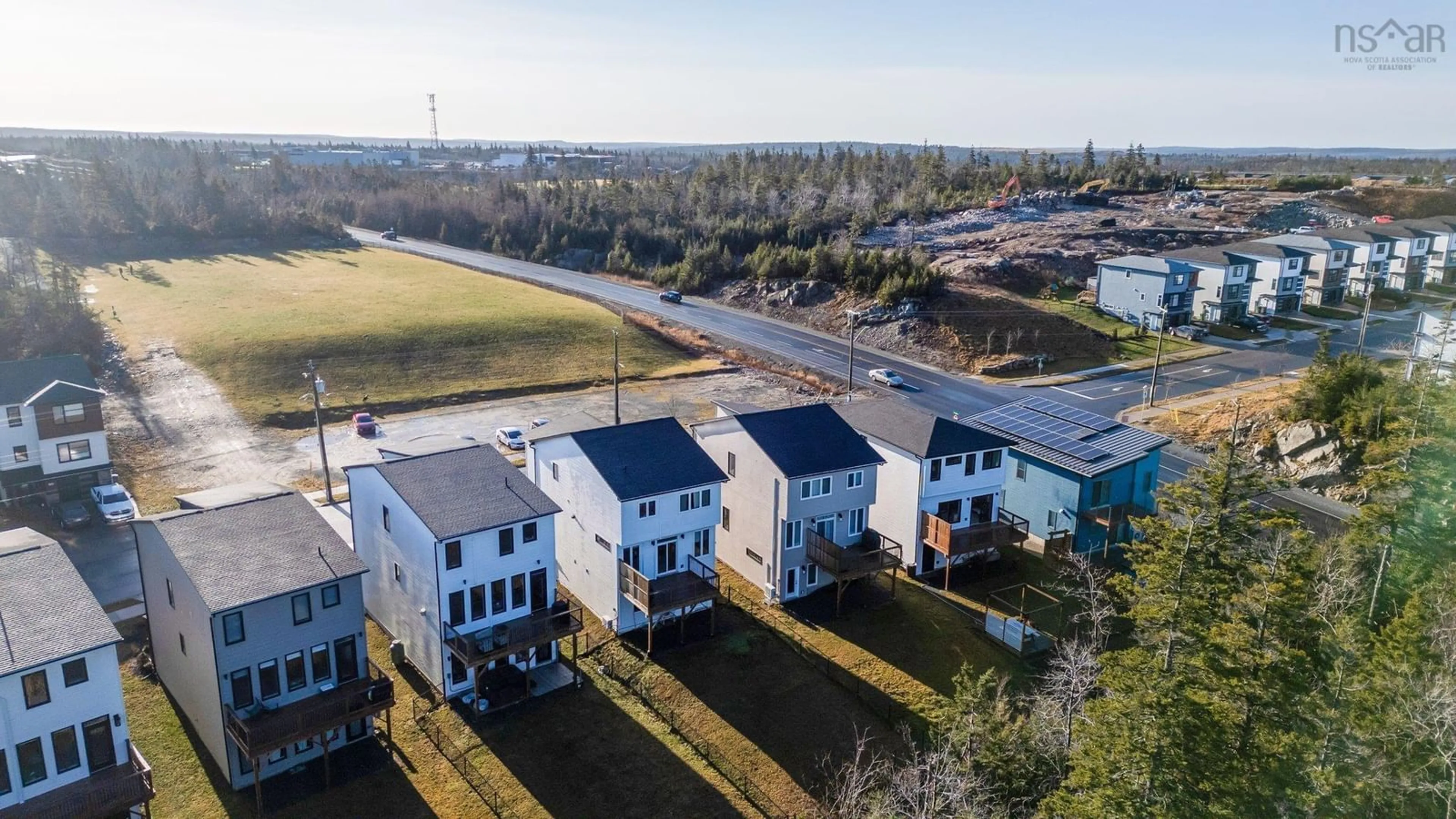 A pic from outside/outdoor area/front of a property/back of a property/a pic from drone, city buildings view from balcony for 39 Amalfi Way, Timberlea Nova Scotia B3T 0K3