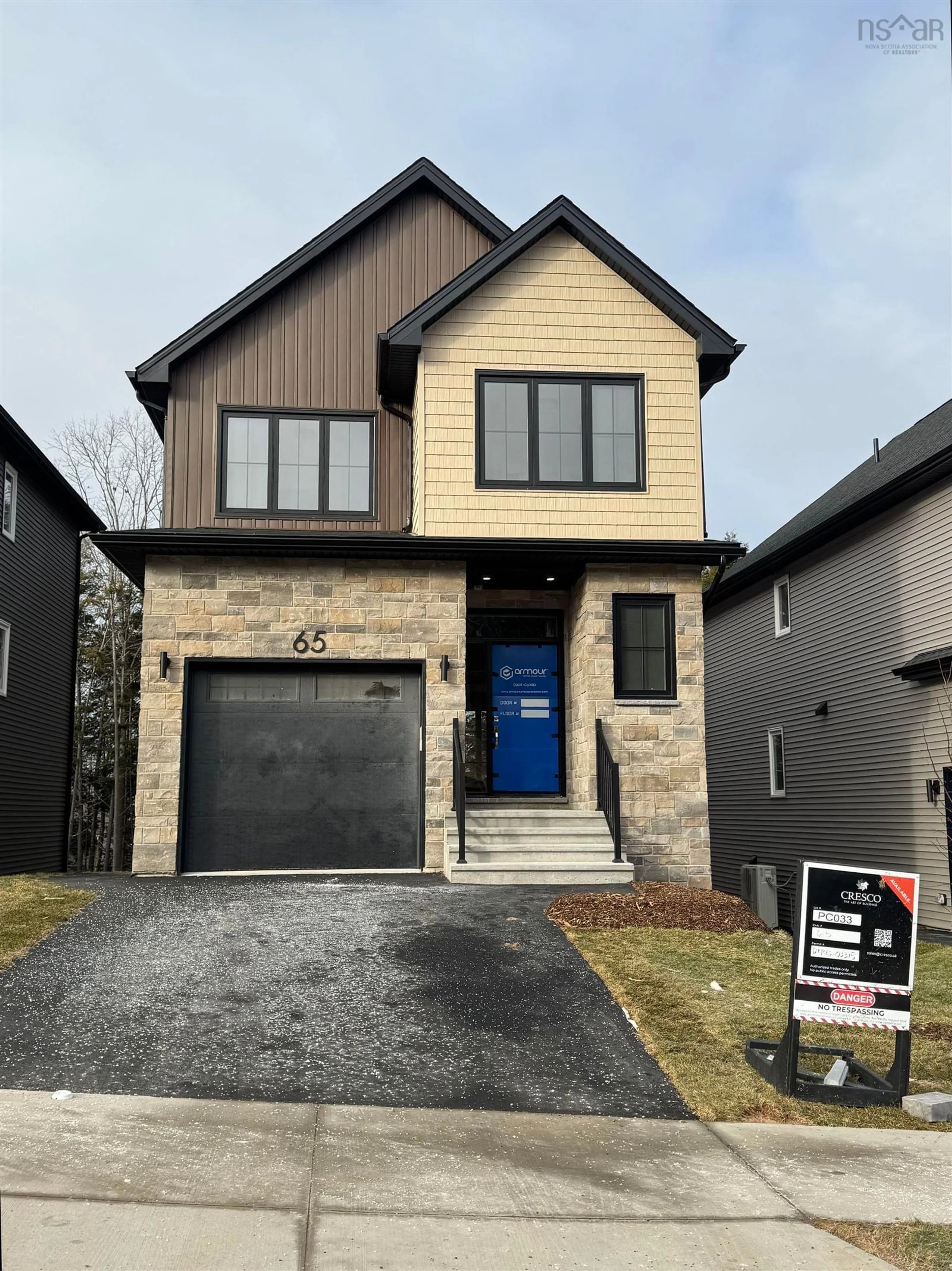 Home with brick exterior material, street for 65 Pearlgarden Close #PC33, Dartmouth Nova Scotia B2X 0C2