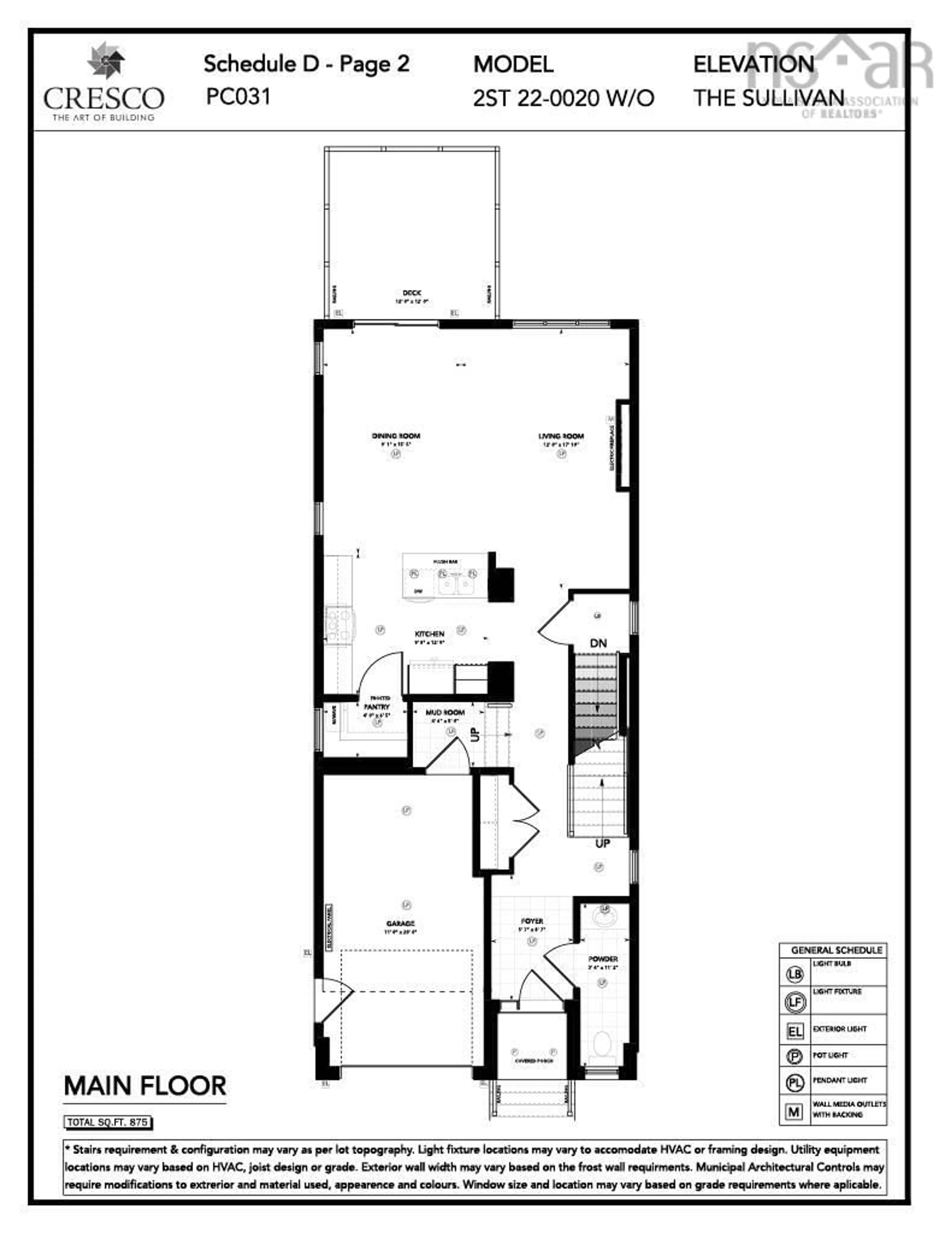 Floor plan for 65 Pearlgarden Close #PC33, Dartmouth Nova Scotia B2X 0C2