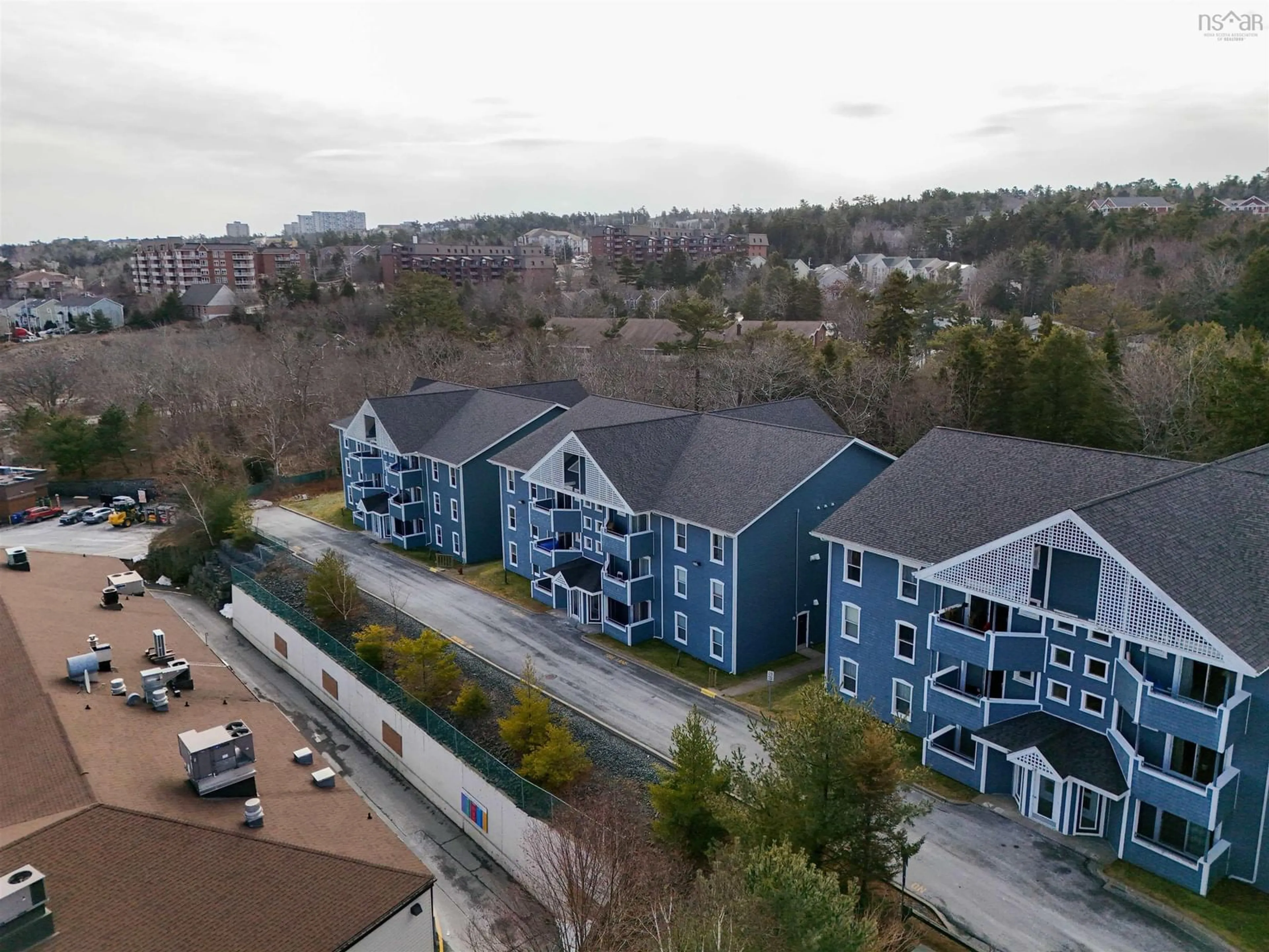 A pic from outside/outdoor area/front of a property/back of a property/a pic from drone, city buildings view from balcony for 24 Hammonds Plains Road #211, Bedford Nova Scotia B4A 3P3