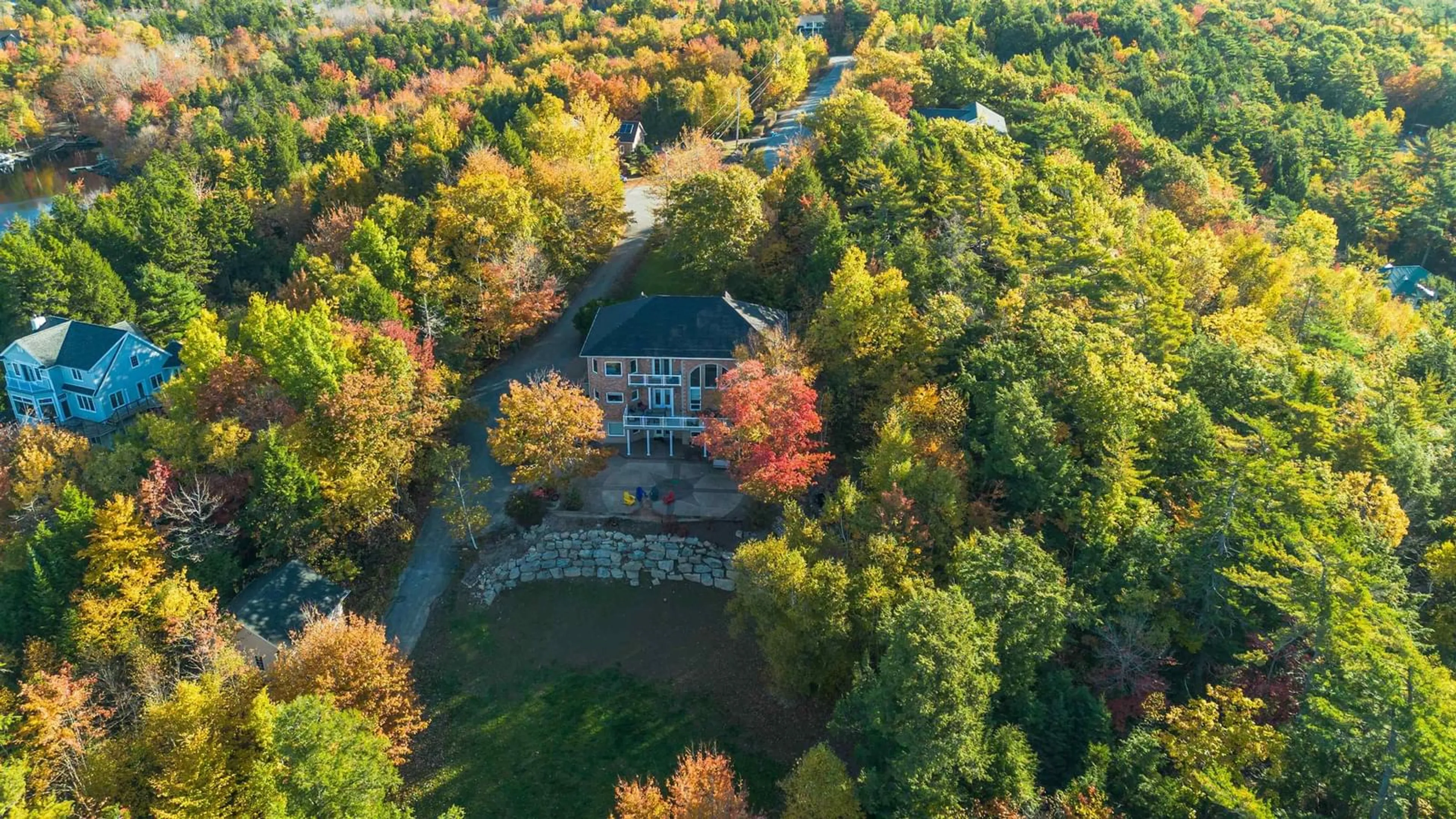 A pic from outside/outdoor area/front of a property/back of a property/a pic from drone, water/lake/river/ocean view for 24 Glenmorren Crt, Fall River Nova Scotia B2T 1A4