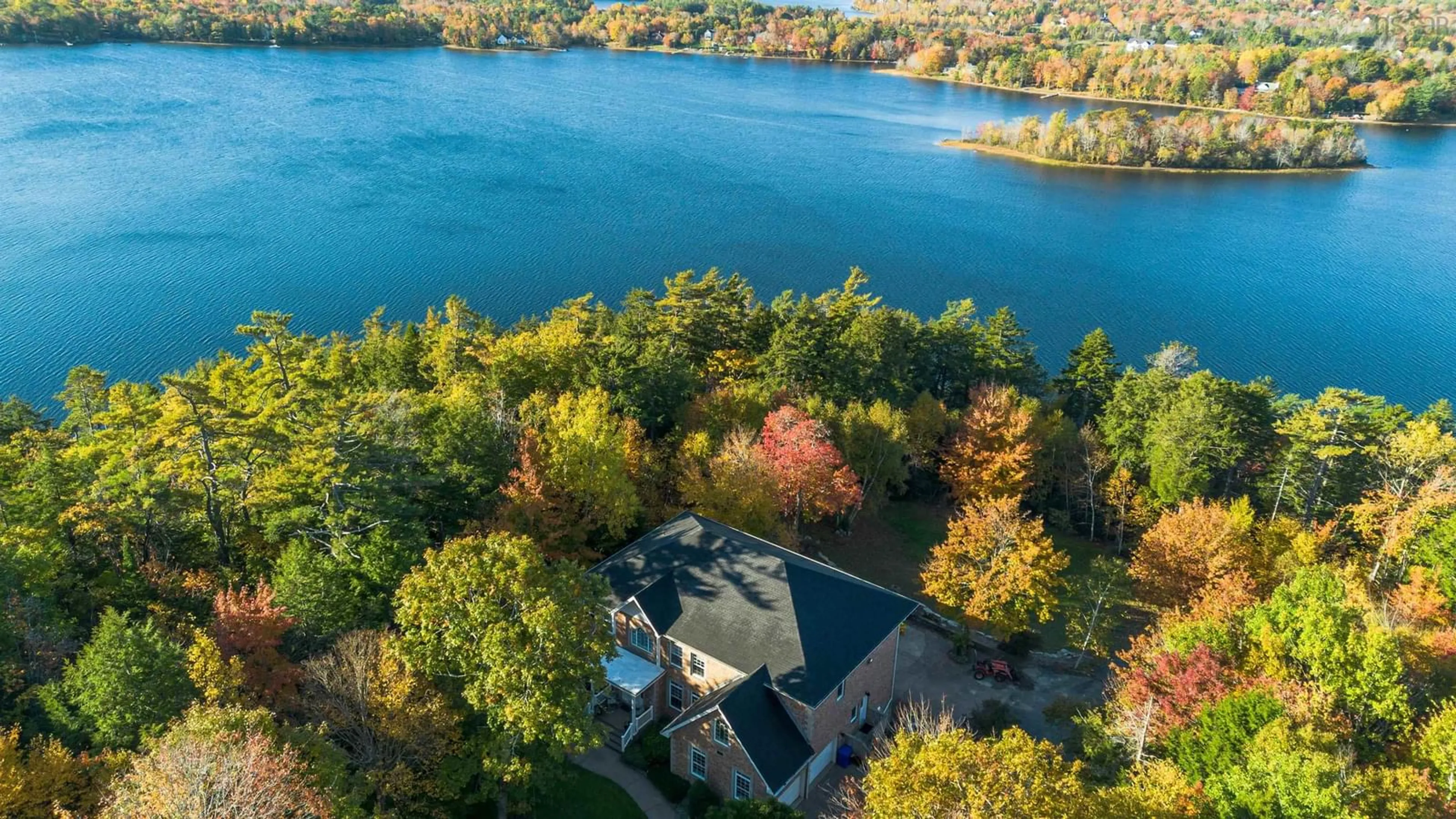 A pic from outside/outdoor area/front of a property/back of a property/a pic from drone, water/lake/river/ocean view for 24 Glenmorren Crt, Fall River Nova Scotia B2T 1A4