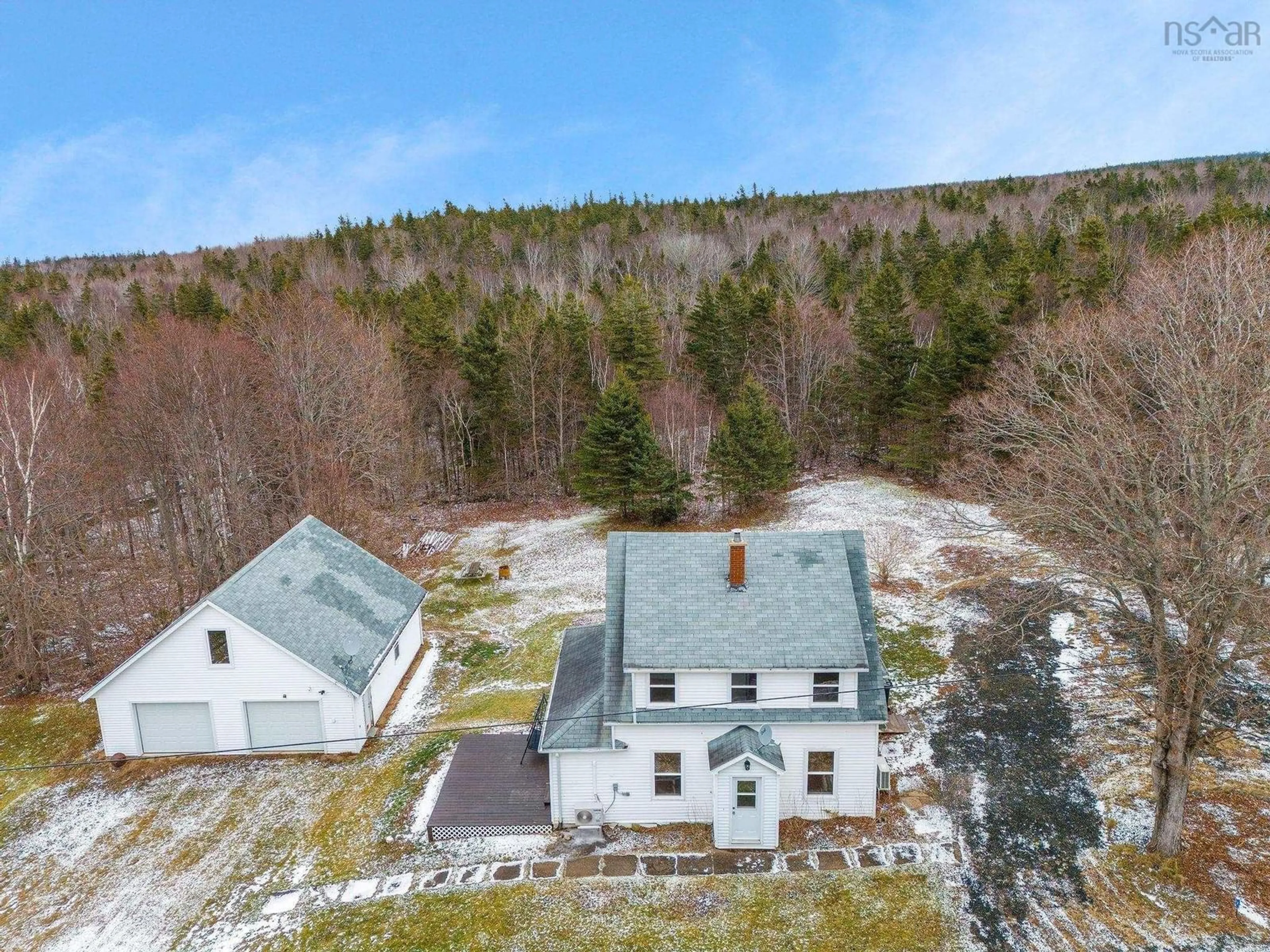 A pic from outside/outdoor area/front of a property/back of a property/a pic from drone, building for 574 Port Lorne Rd, Port Lorne Nova Scotia B0S 1R0