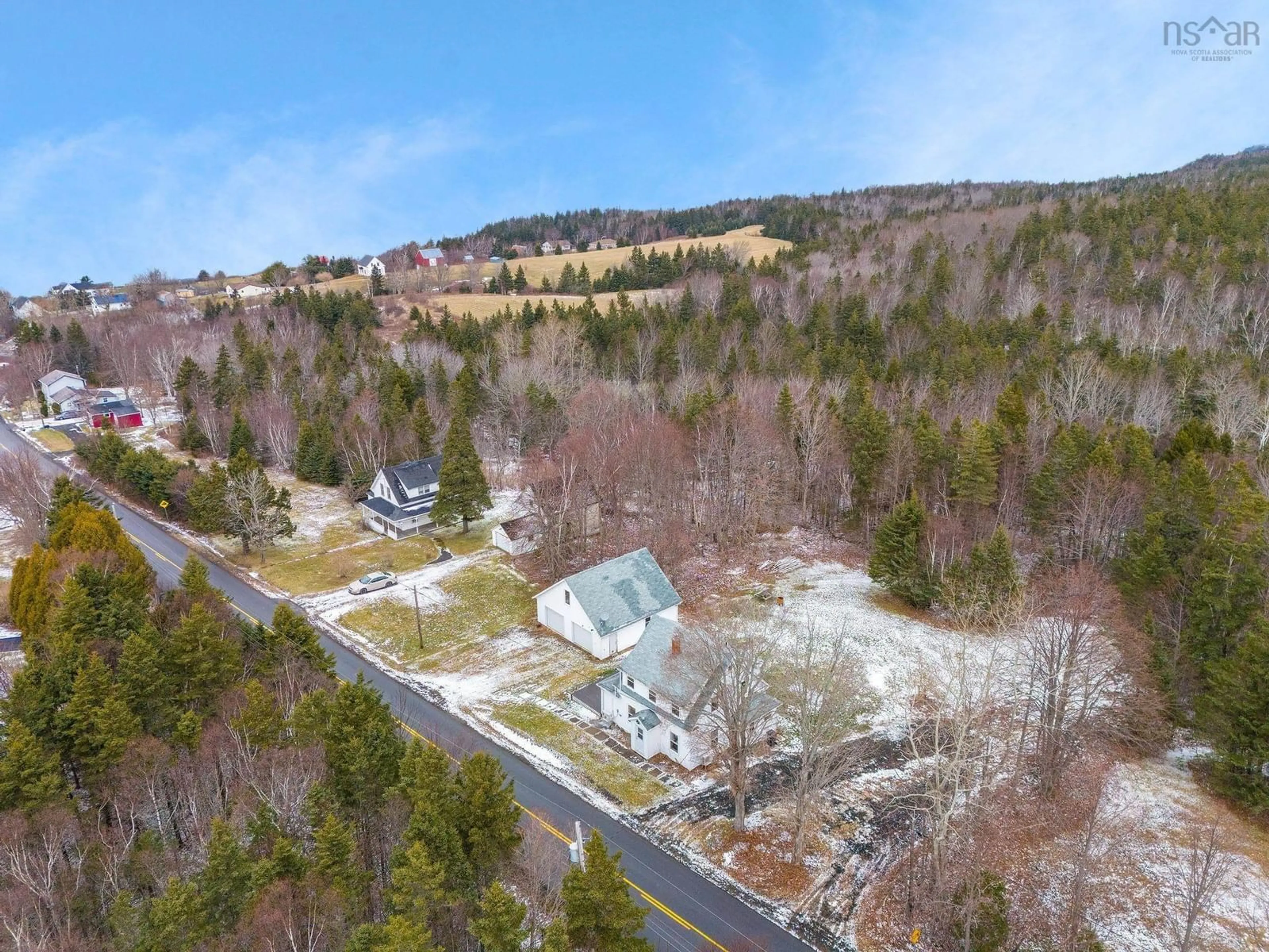 A pic from outside/outdoor area/front of a property/back of a property/a pic from drone, mountain view for 574 Port Lorne Rd, Port Lorne Nova Scotia B0S 1R0