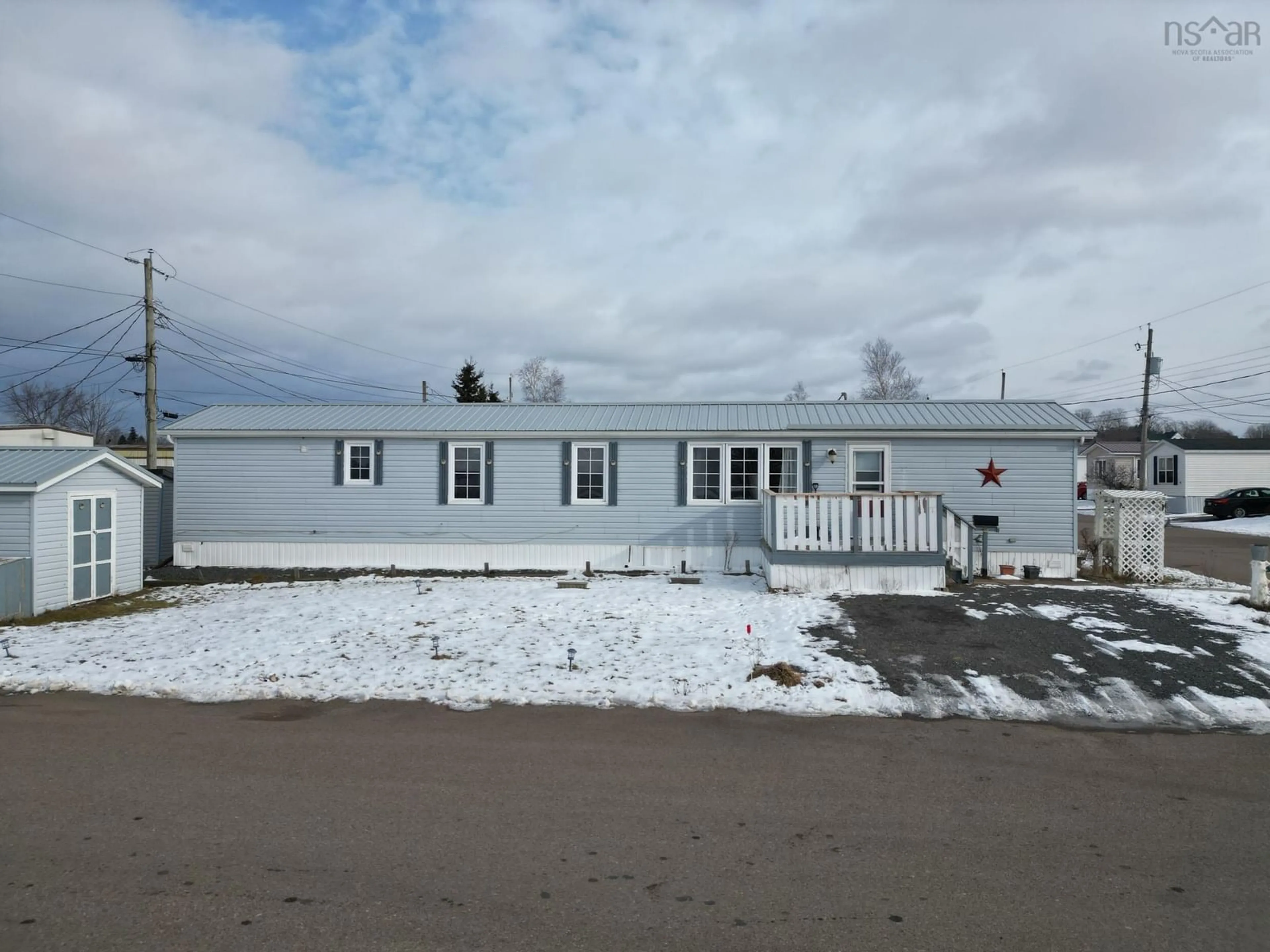 A pic from outside/outdoor area/front of a property/back of a property/a pic from drone, building for 49 Butler Dr, Bible Hill Nova Scotia B2N 5M9