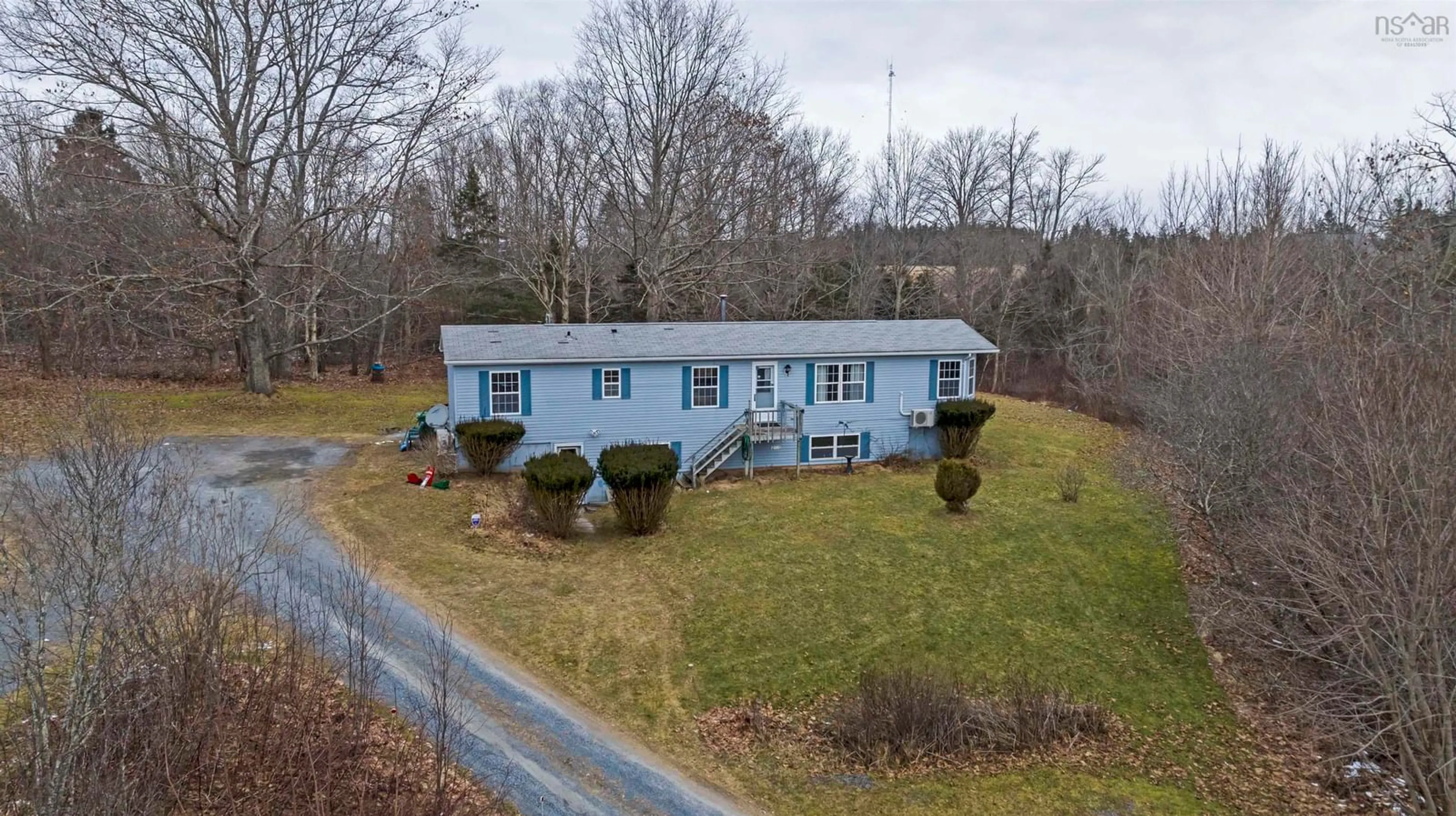 A pic from outside/outdoor area/front of a property/back of a property/a pic from drone, street for 2008 Highway 224, Shubenacadie Nova Scotia B0N 2H0